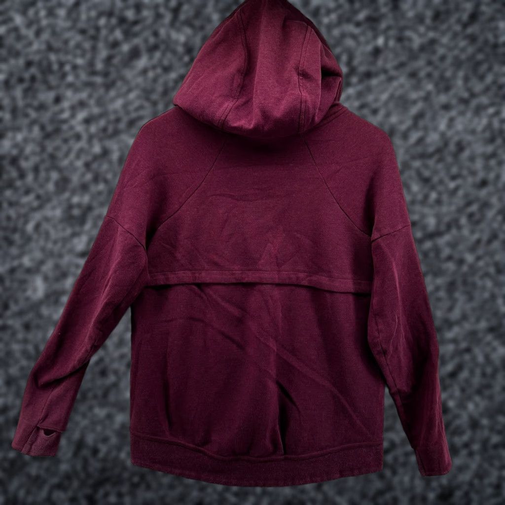 Nike Nike Pullover Hoodie Red Unisex Adults Small Funnel Neck Pockets Long Sleeve Shirt Mens Womens Size S / US 4 / IT 40 - 1 Thumbnail
