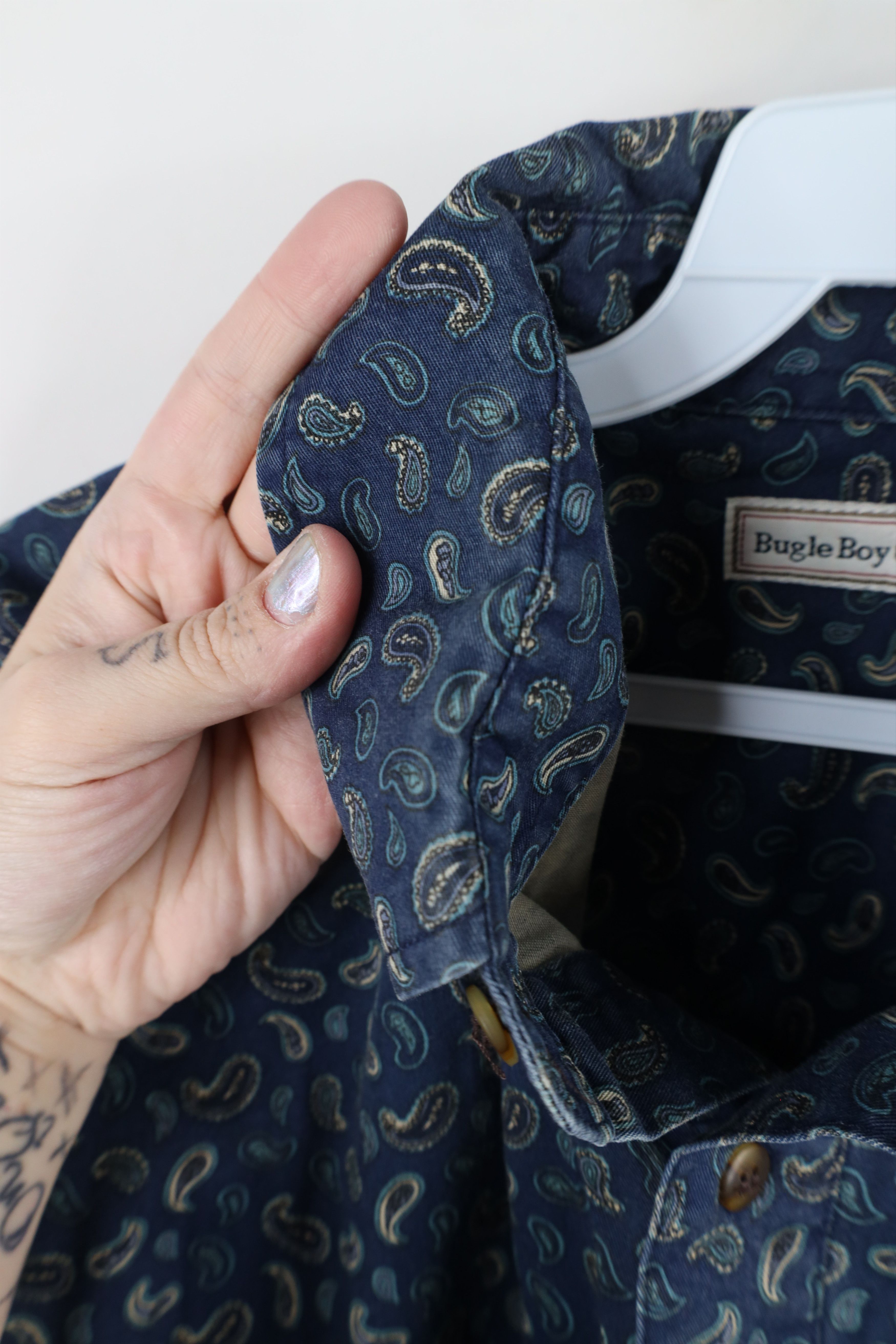 Vintage Vintage 90s Streetwear All Over Print Button Down Shirt Size US L / EU 52-54 / 3 - 10 Thumbnail