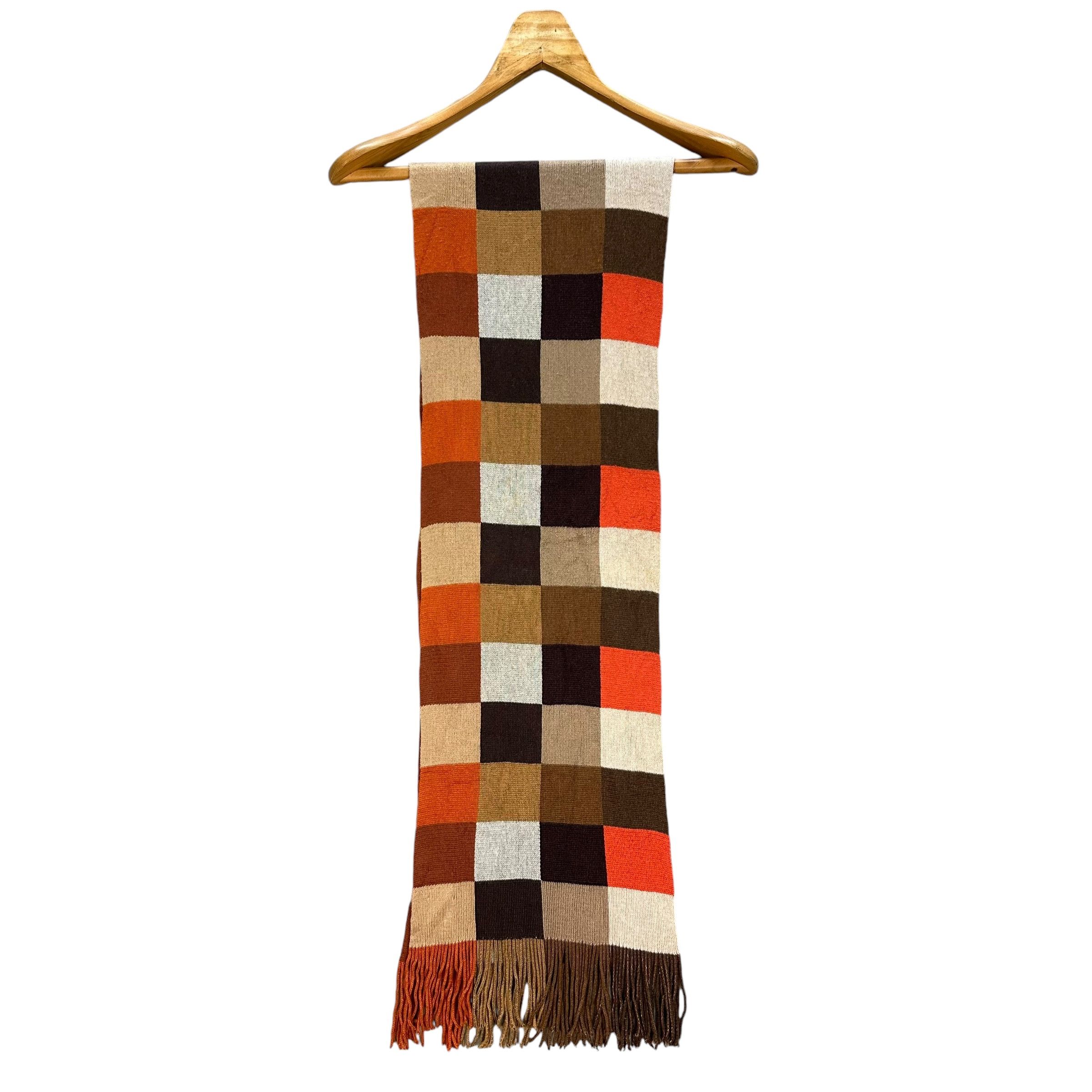 Vintage BONNEFOY Checked Muffler Neckwear Scarves #A62-1488 Size ONE SIZE - 3 Thumbnail