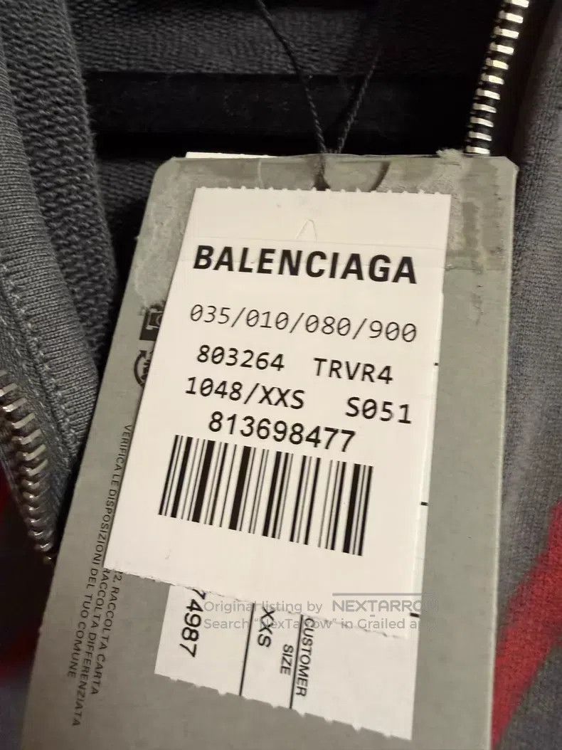Balenciaga Balenciaga Qixi limited edition white graffiti zip-up hood Size US XXS / EU 40 - 4 Thumbnail