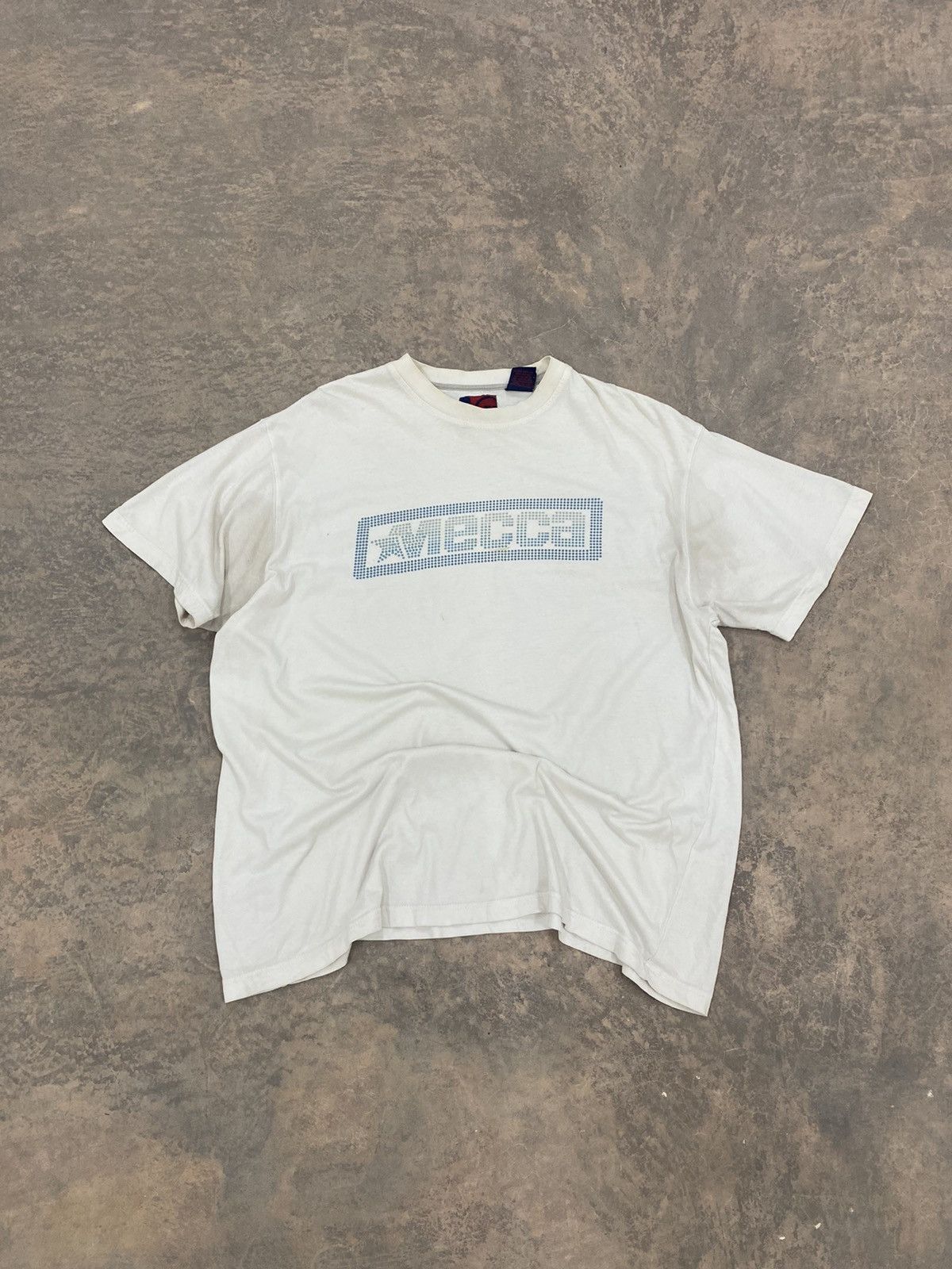 MECCA SKATE BEADS BOX LOGO TEE 90s