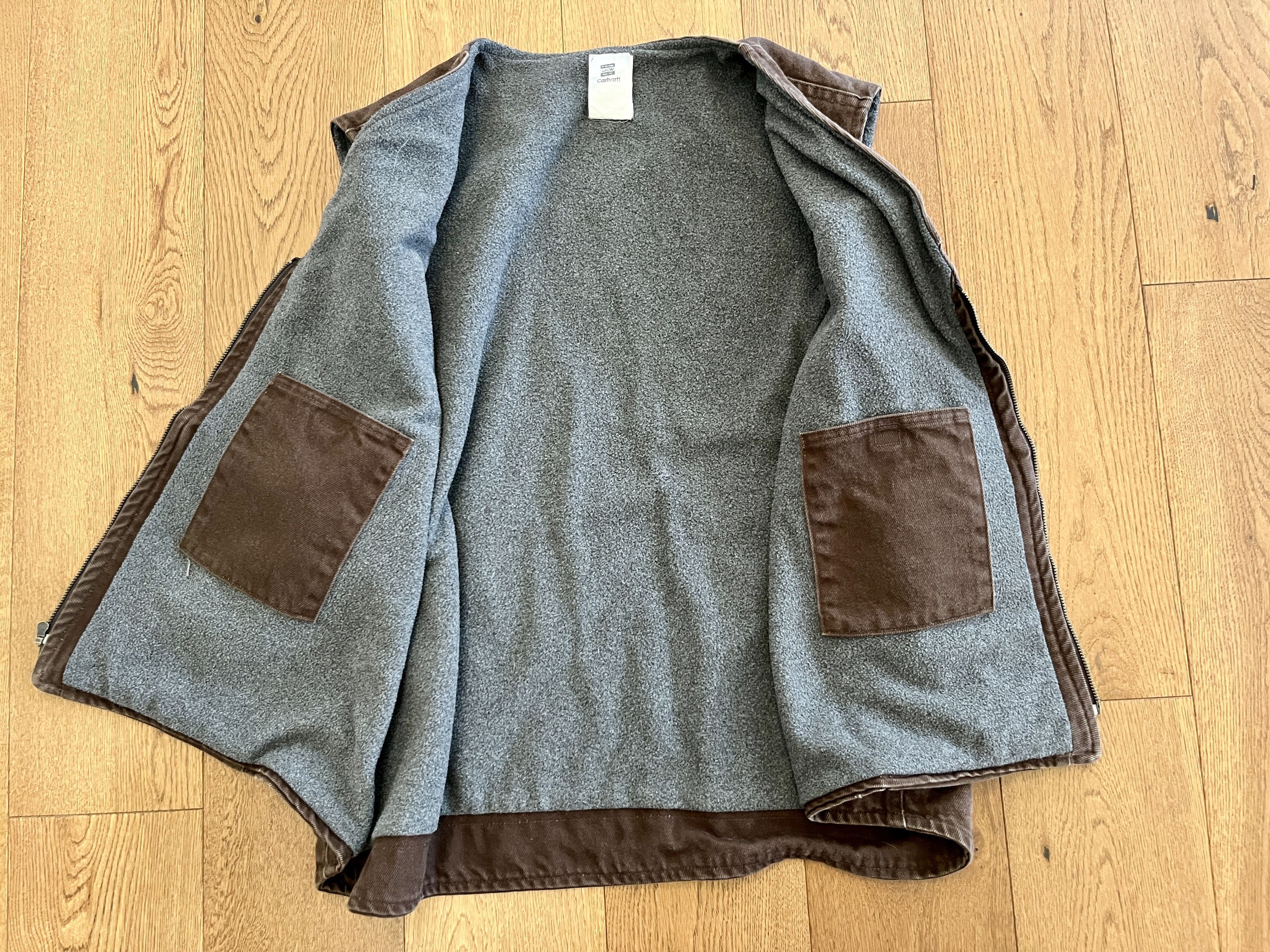 Carhartt Vintage Carhartt USA Made V19 Brown Sandstone Vest 3XL Size US XXL / EU 58 / 5 - 4 Thumbnail