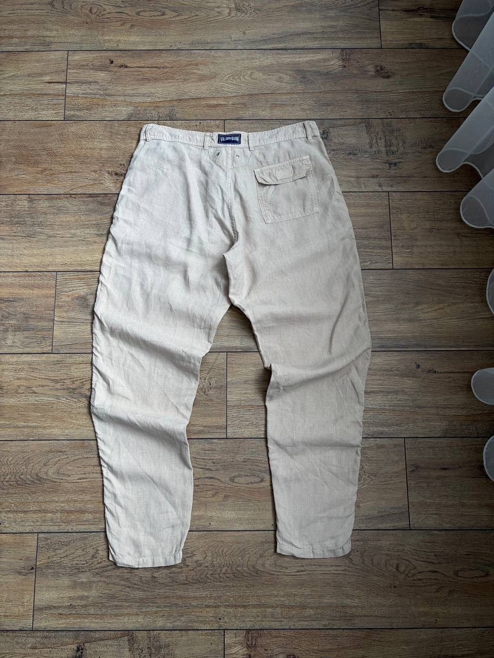 Vilebrequin Vilebrequin Beige Linen Mens Pants Size US 34 / EU 50 - 4 Thumbnail