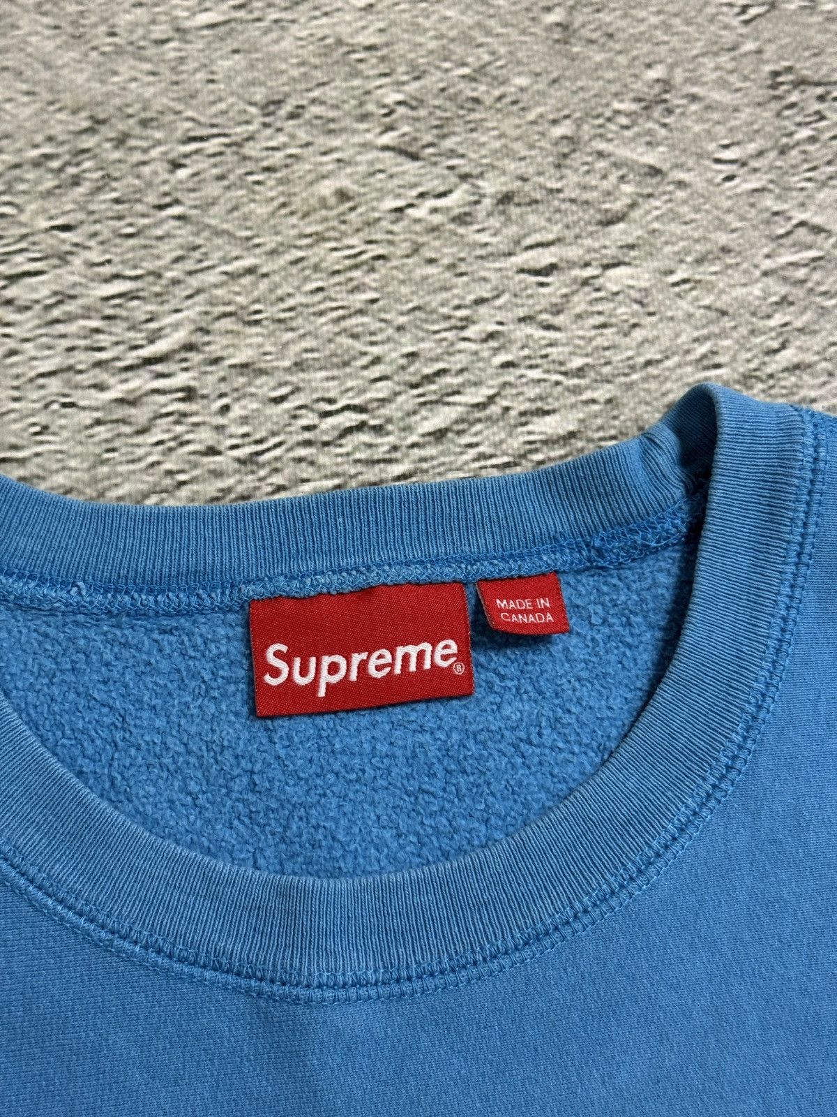 Supreme Supreme box logo crewneck blue bogo FW18 Size US L / EU 52-54 / 3 - 2 Thumbnail