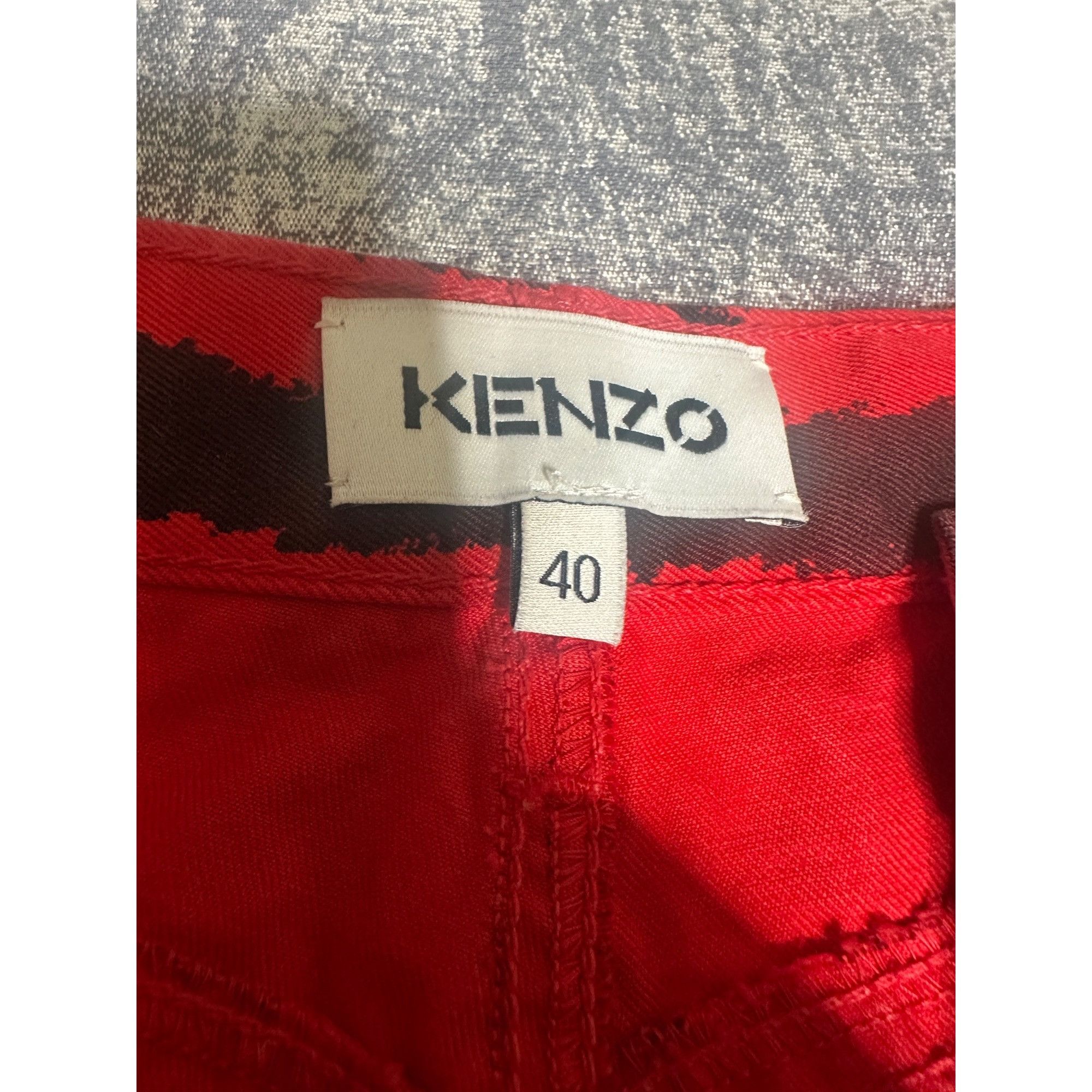 Kenzo Kenzo Printed Straight Jeans Size US 30 / EU 46 - 2 Thumbnail