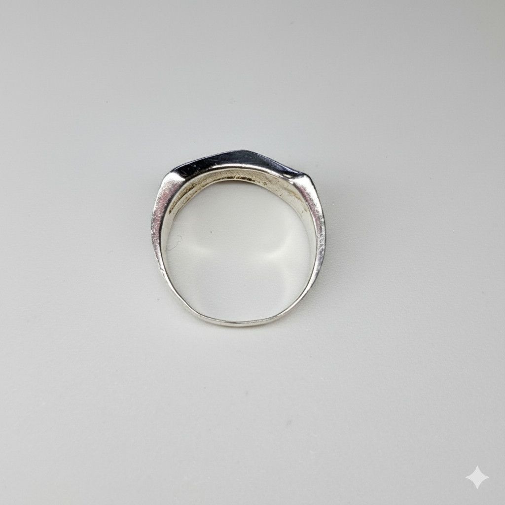 Other Abstract Size 7.75 Ring 925 Sterling Silver Vintage Bowtie Size ONE SIZE - 7 Thumbnail