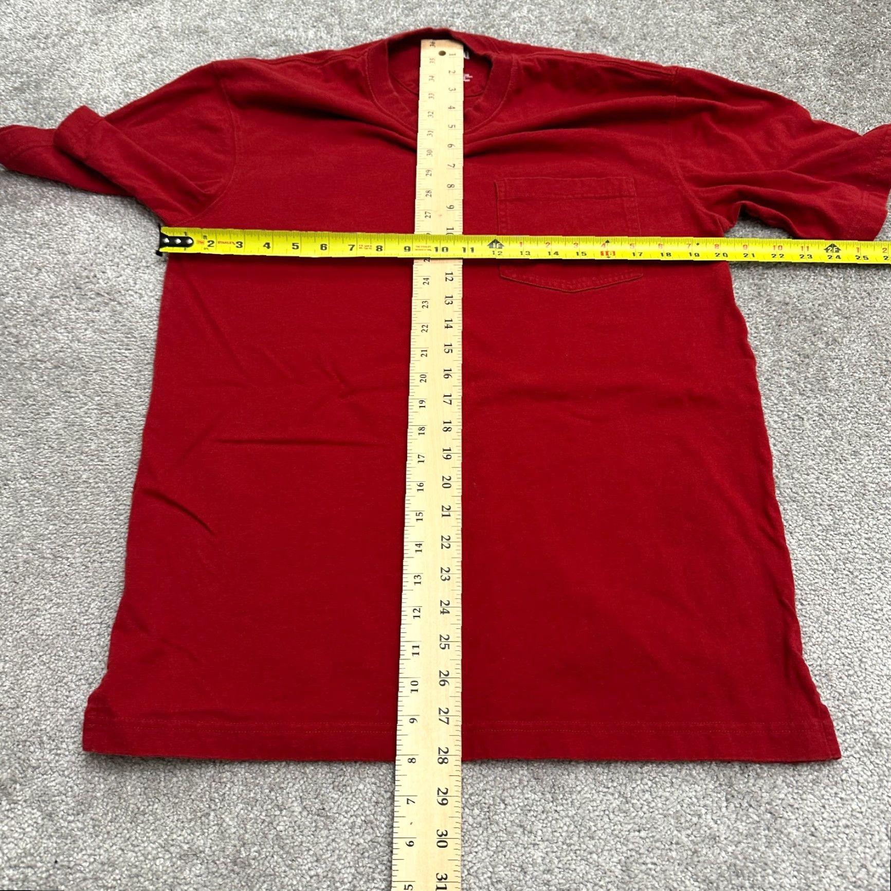 Vintage Duluth Cotton Crew Neck T-Shirt Mens Small Red Short Sleeve Pocket Tee Outdoor Classic Size US S / EU 44-46 / 1 - 5 Thumbnail