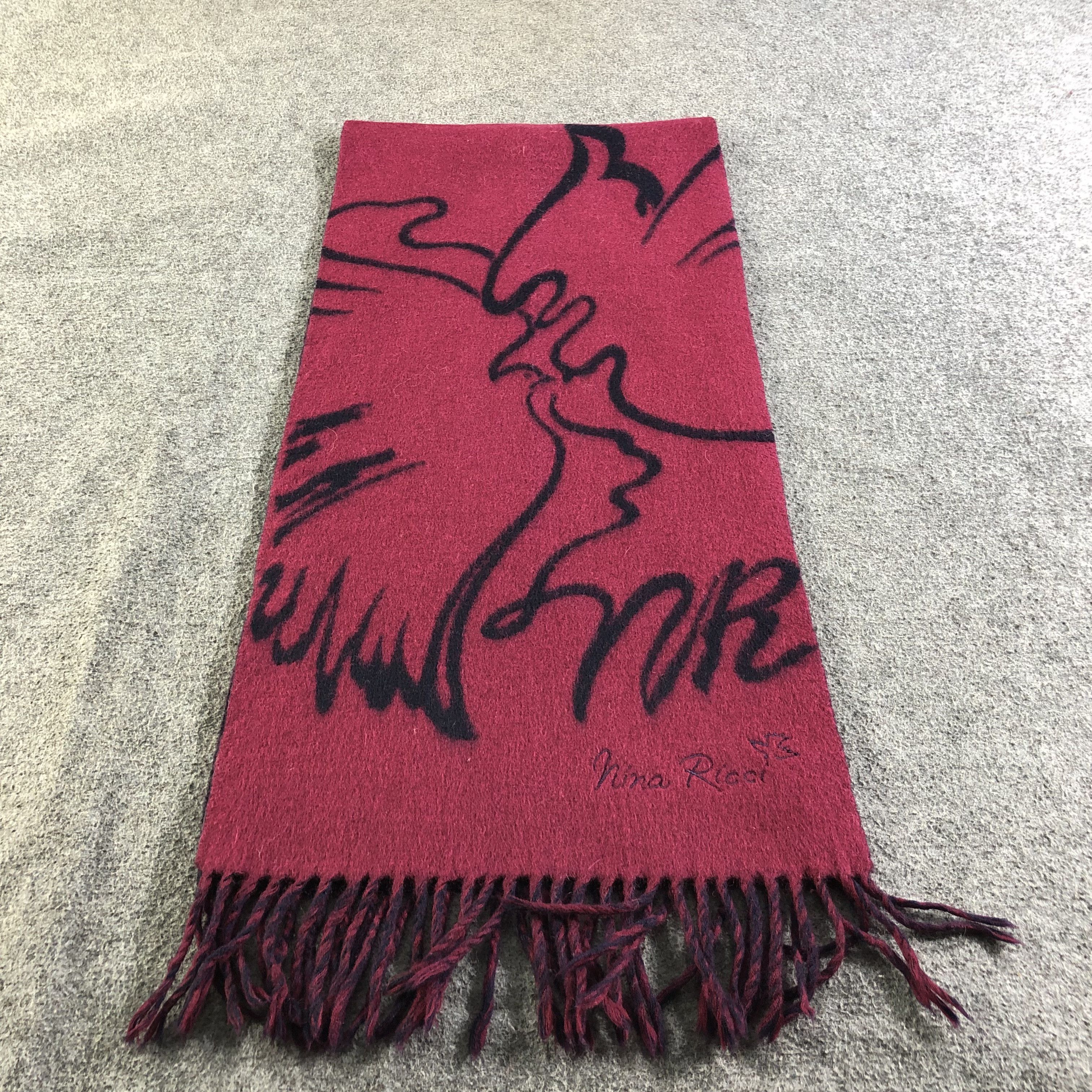 Nina Ricci Nina Ricci Wool Scarf Muffler V1978 Size ONE SIZE - 2 Thumbnail