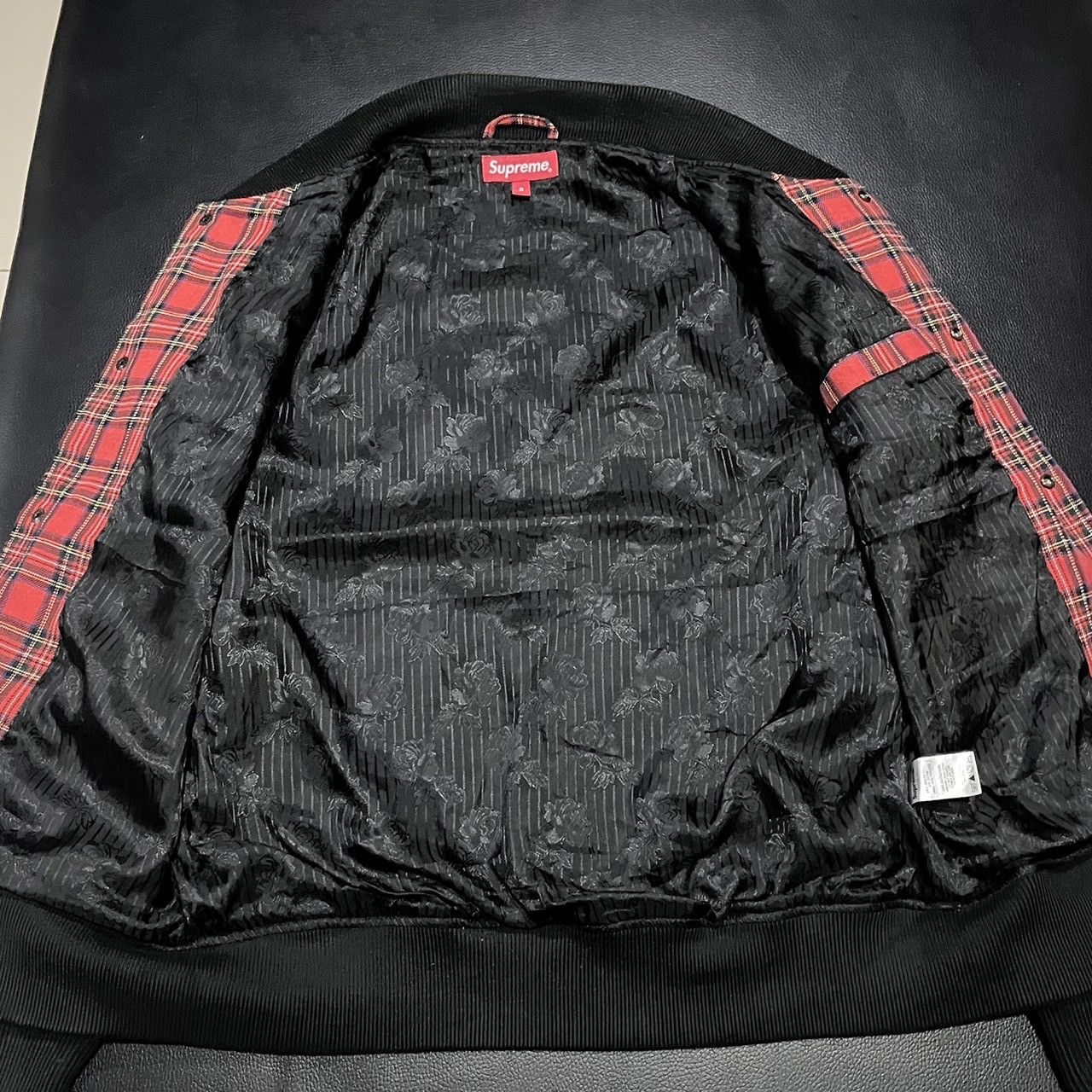 Supreme Supreme Plaid Bomber Jacket Roses Lined Fall/Winter 2013 Size US S / EU 44-46 / 1 - 11 Thumbnail