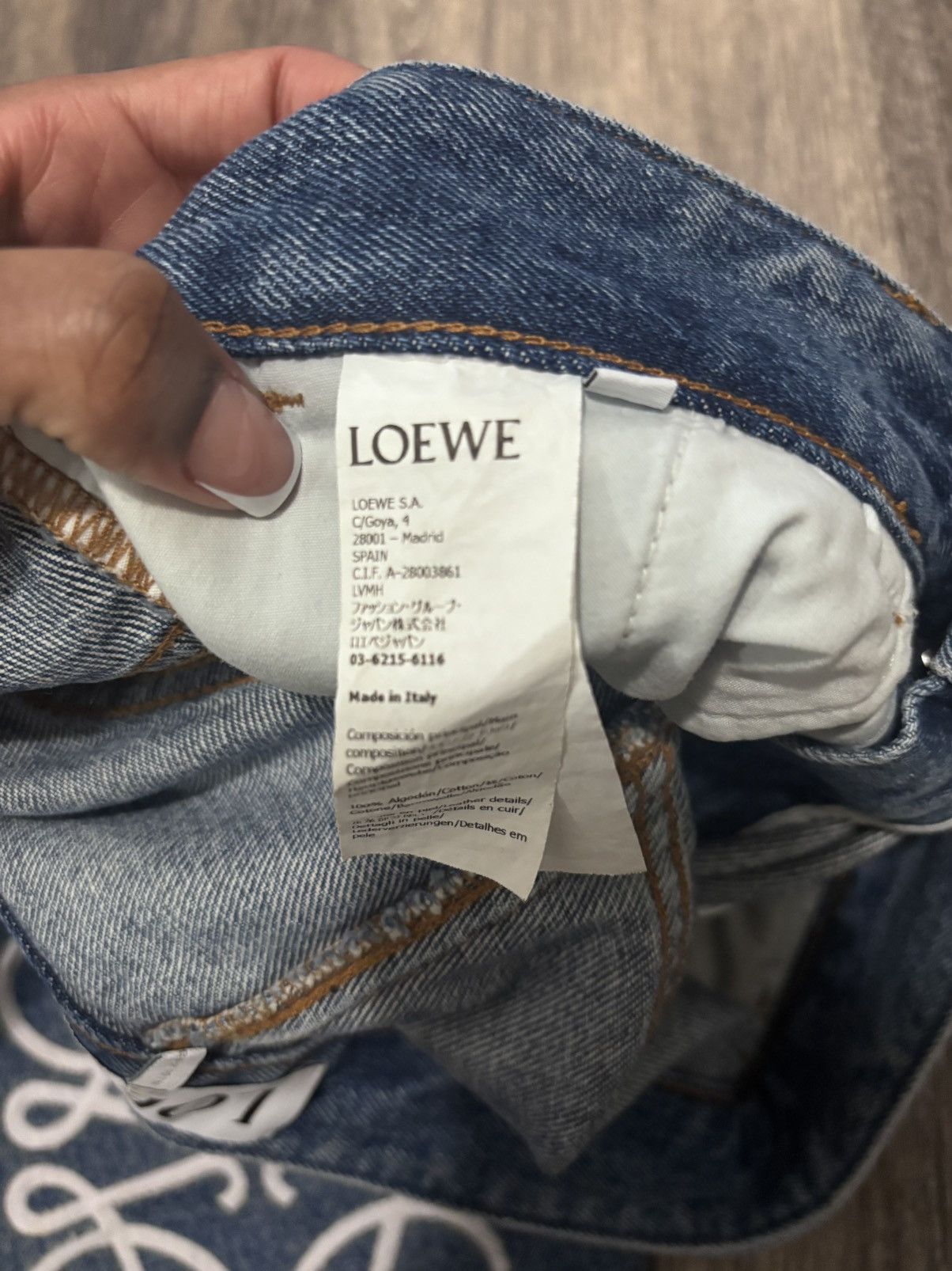 Loewe Loewe Anagram Jeans Size 26" / US 2 / IT 38 - 7 Thumbnail