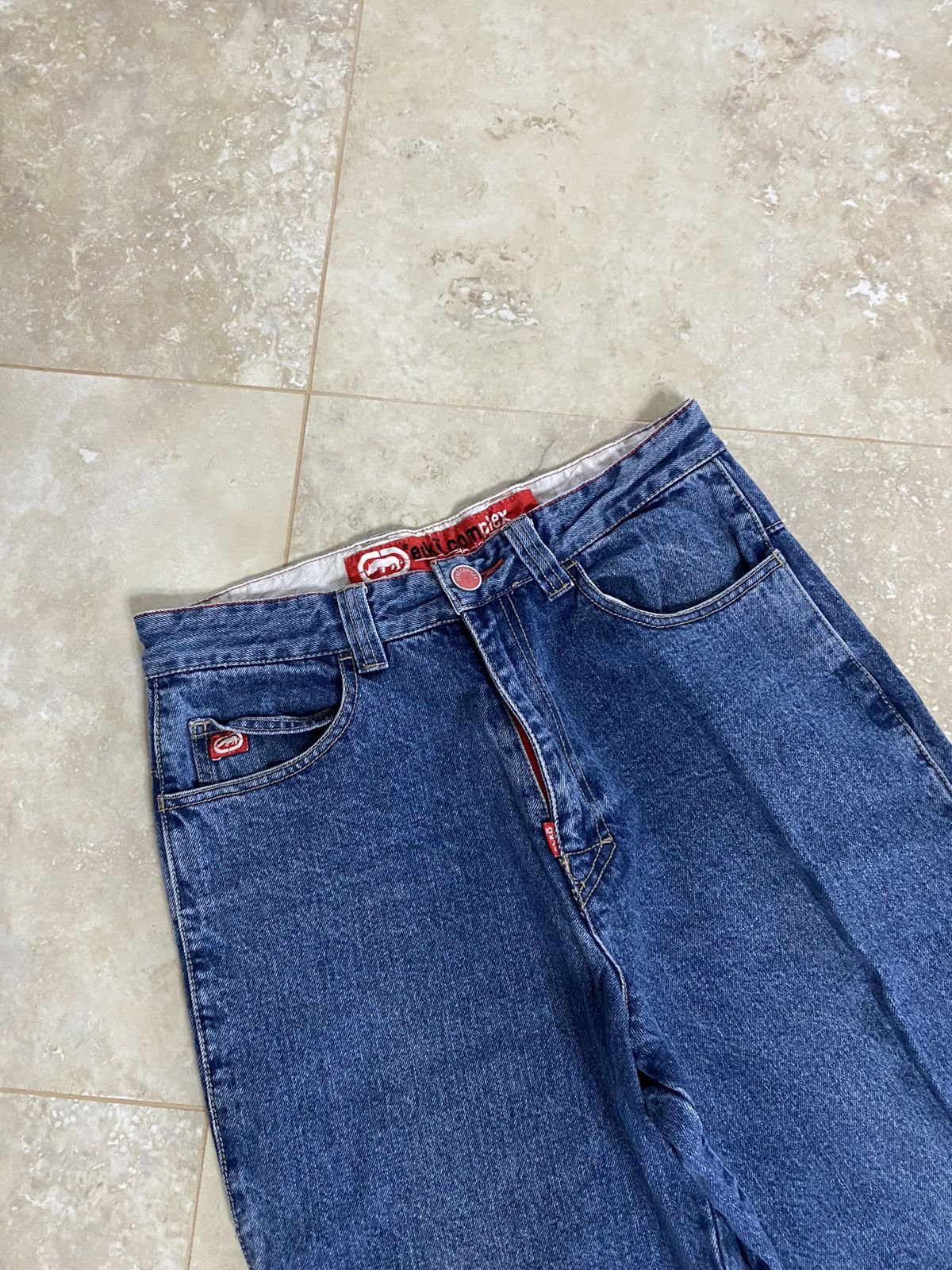 Ecko Unltd. Ecko Unltd Vintage Baggy Shorts Y2K Japanese Rap Washed Y2K Size US 30 / EU 46 - 7 Thumbnail