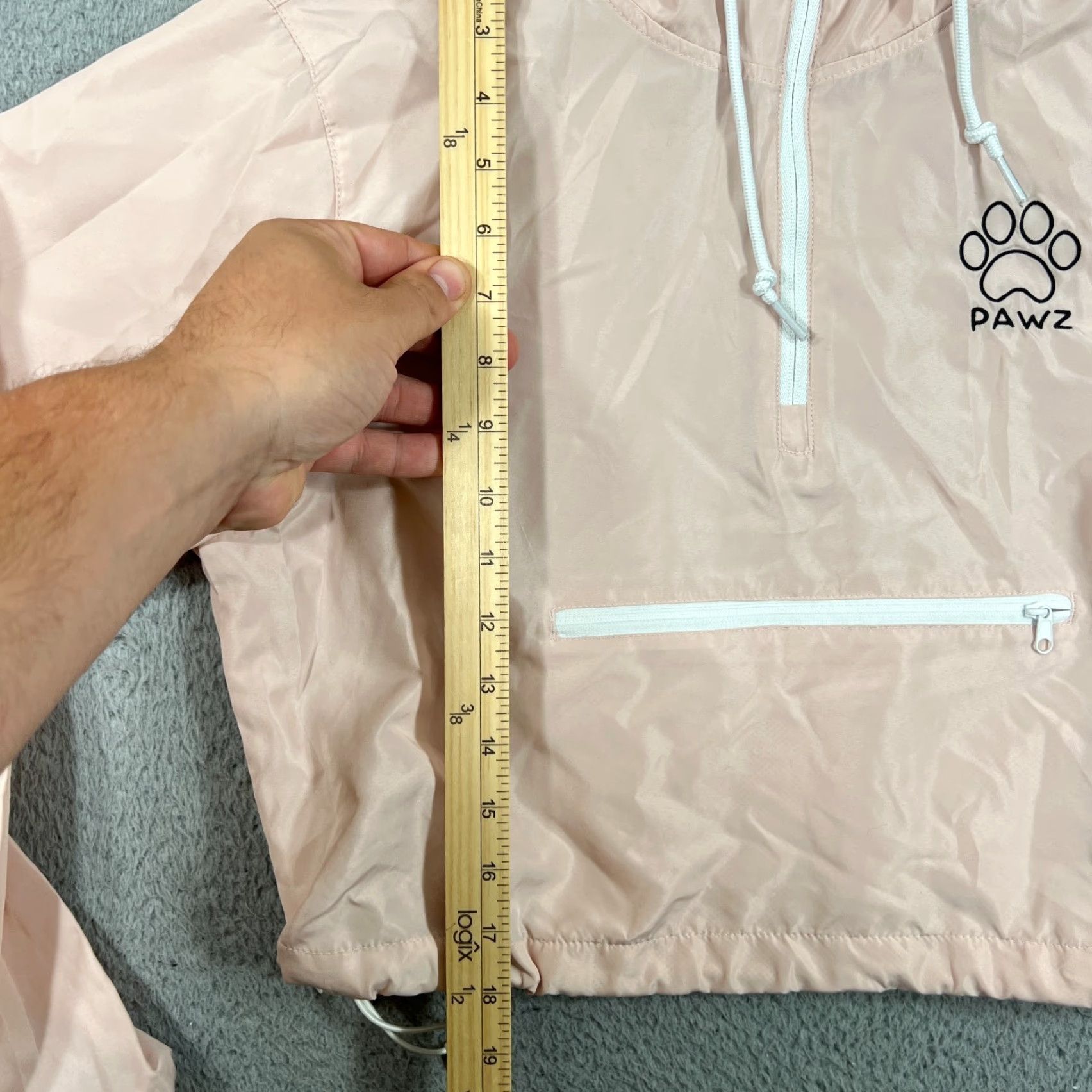 Pinko PAWZ Hoodie Womens Small Pink Windbreaker Zip Crop Jacket Size S / US 4 / IT 40 - 2 Thumbnail