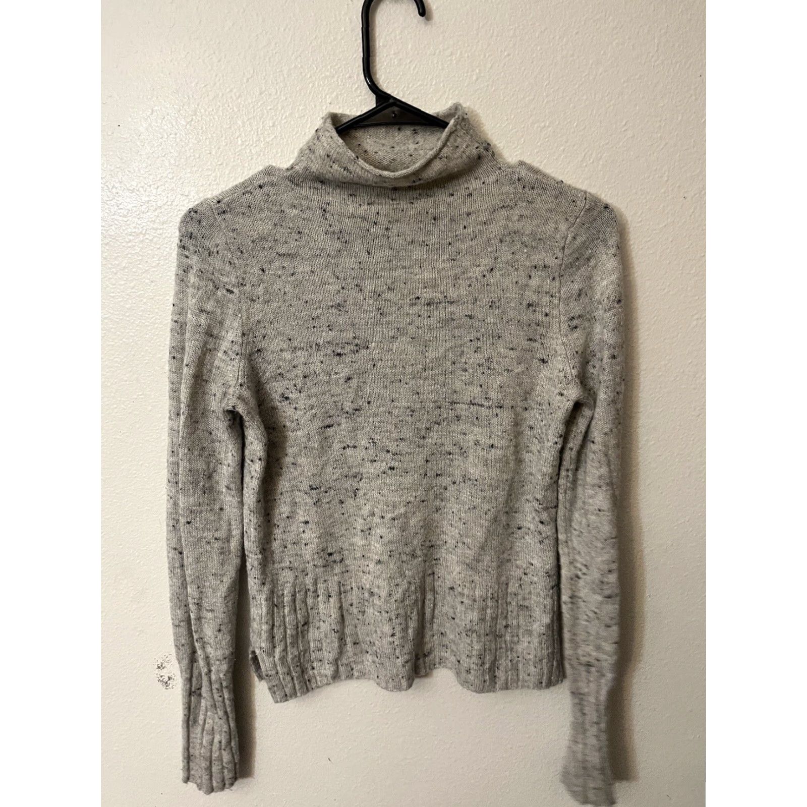 Madewell MADewell Gray Turtleneck Sweater Coziest Yarn Pullover XL Women Size XL / US 12-14 / IT 48-50 - 3 Thumbnail