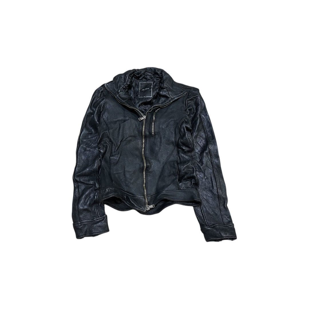 Tete Homme 🔥Y2K Archived Tete Homme Goat Leather Biker Jacket Goth Punk Size US XS / EU 42 / 0 - 3 Thumbnail