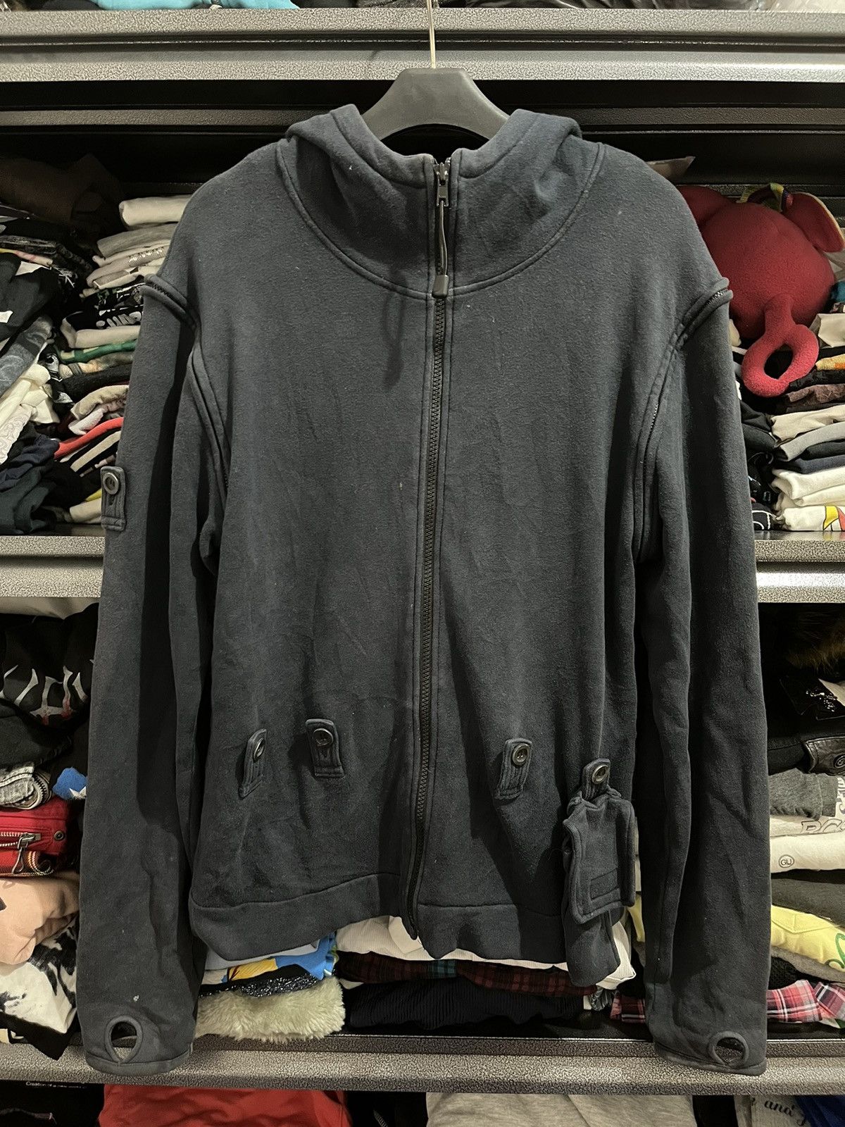 🖤BLACKFRIDAY🖤T.M.F multi zipper hoodie