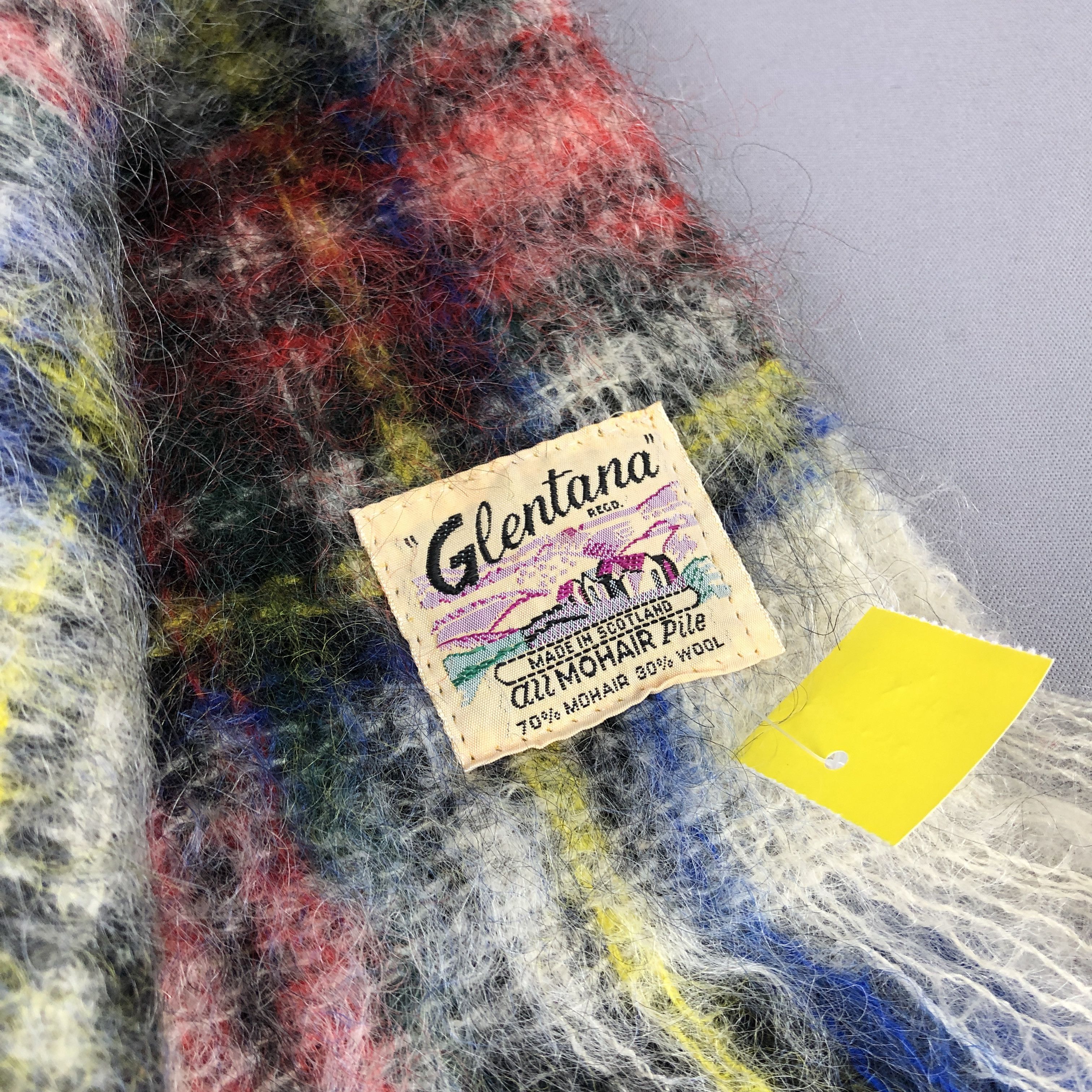 Vintage Vintage Glentana Scarf Scottish Tartan Mohair Wool Scarves Size ONE SIZE - 6 Thumbnail