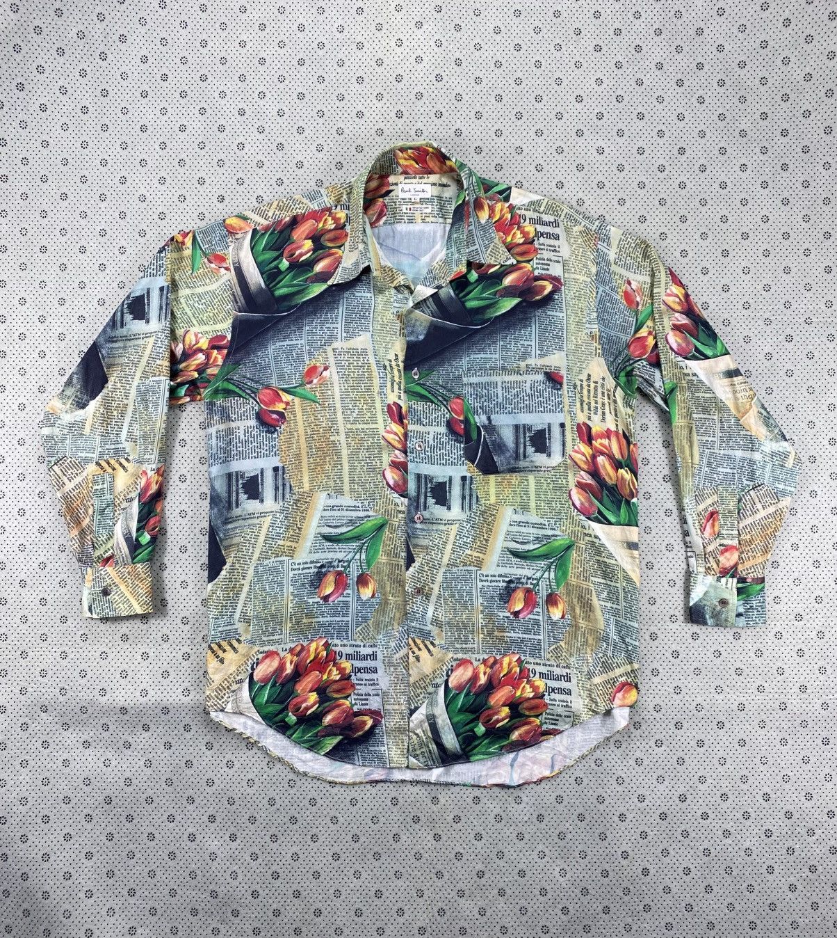 Paul Smith Paul Smith London Archive Long Sleeve Shirt – Italy Fabric Size US XL / EU 56 / 4 - 1 Thumbnail