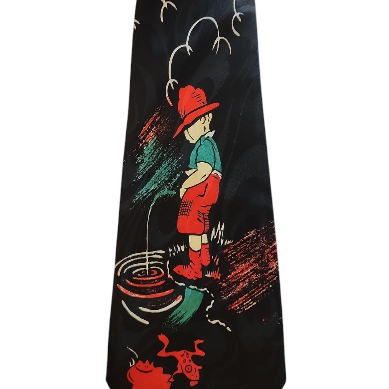 Vintage Enigma Novelty Neck Tie Size ONE SIZE - 2 Thumbnail