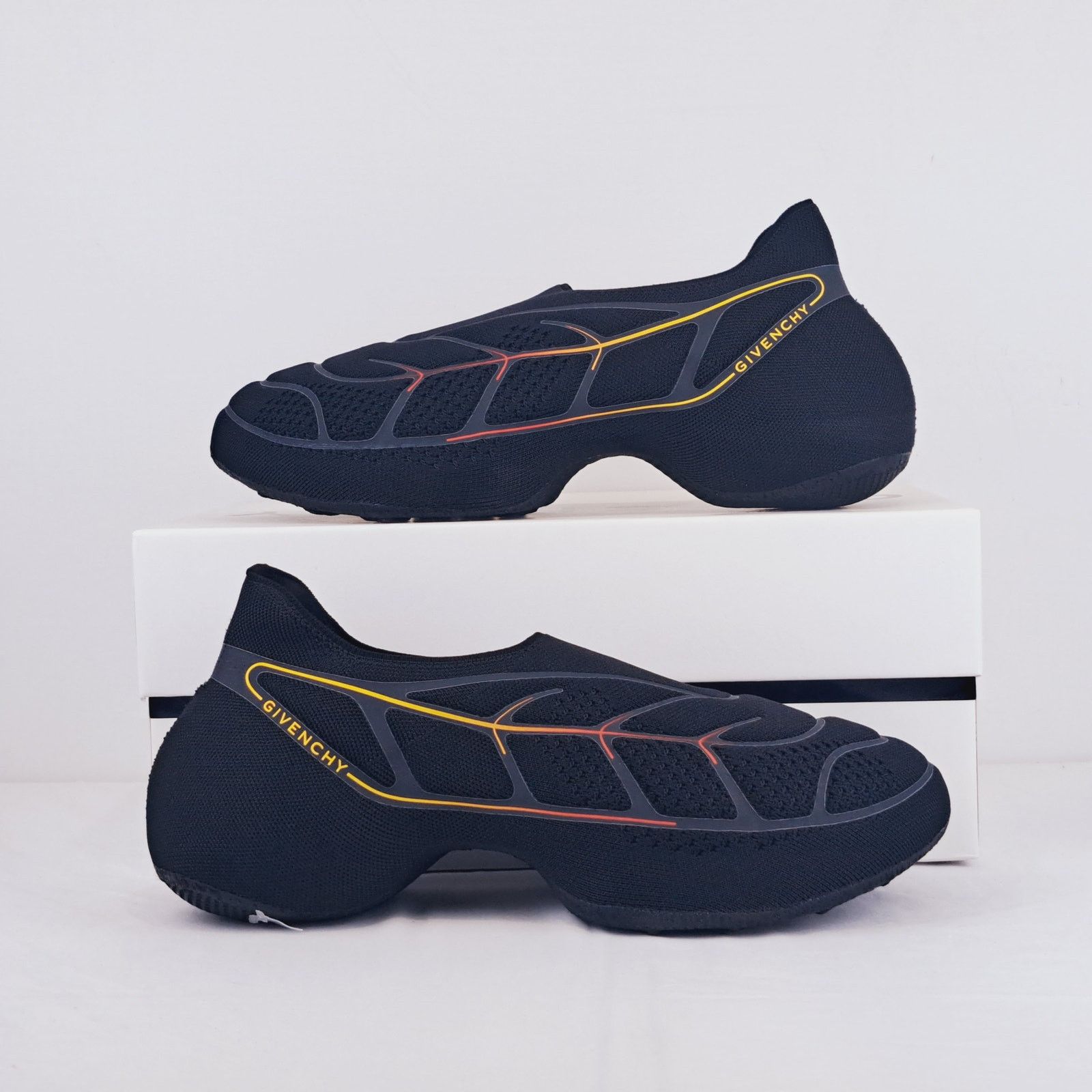 Givenchy o1rshd1 TK-360 Plus Sneakers in Black/Yellow Size US 14 / EU 47 - 12 Thumbnail