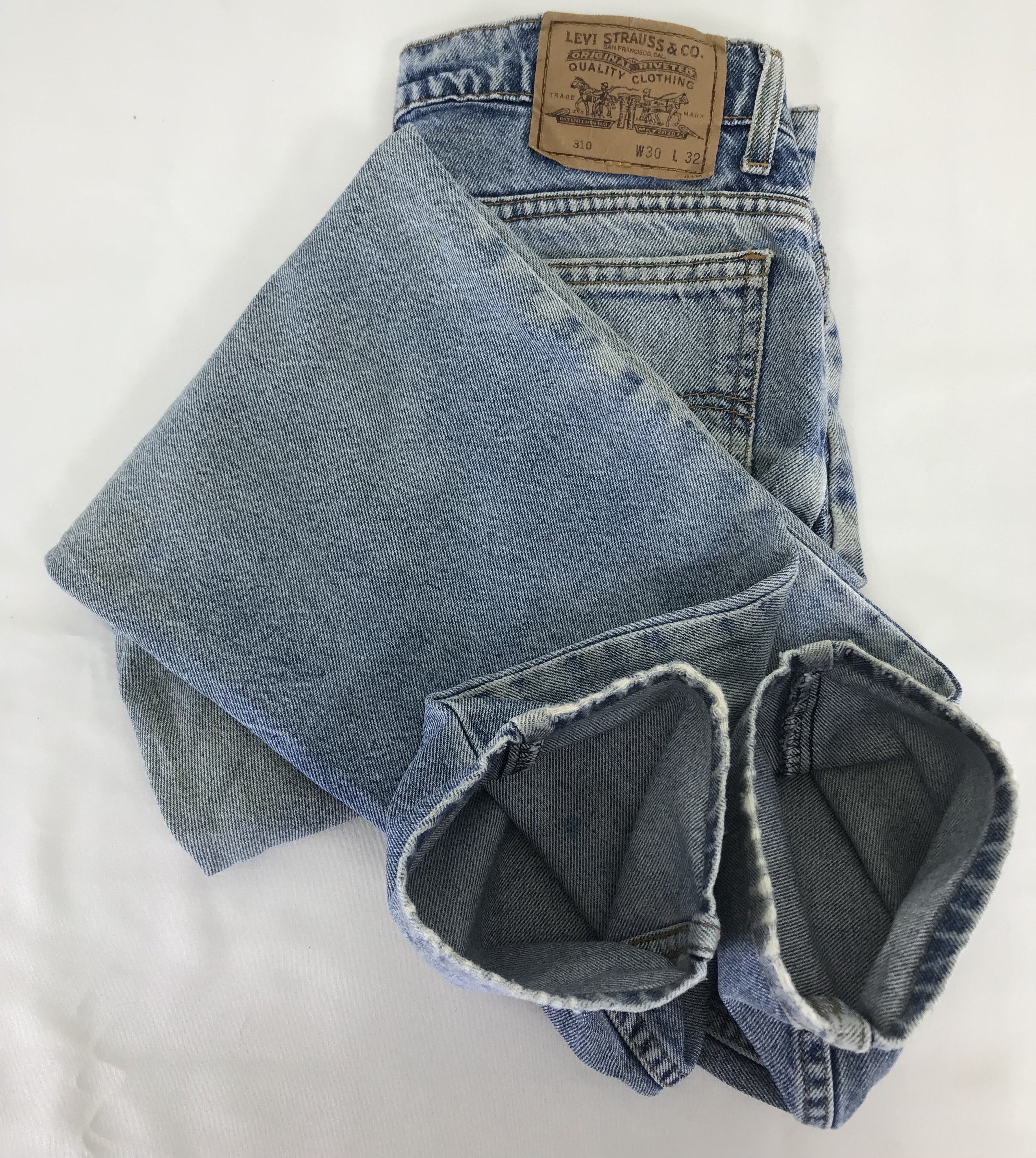 Levi's Vintage 90s Levi's 310 Light Wash Orange Tab Jeans Size US 29 - 13 Thumbnail