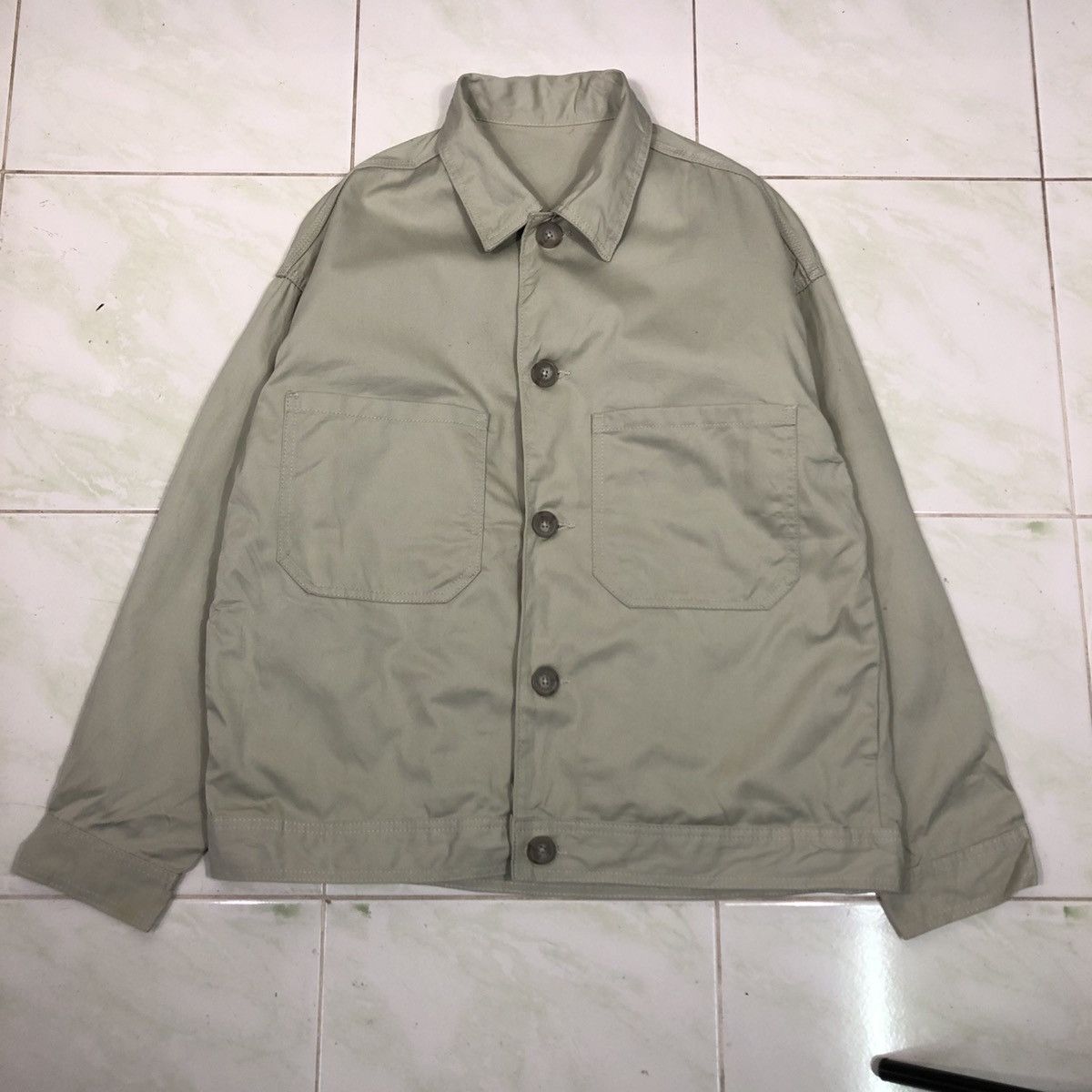 Japanese Brand 📌Vintage Chore Work Jacket GU Japan Issey Miyake Detroit Size US M / EU 48-50 / 2 - 1 Thumbnail