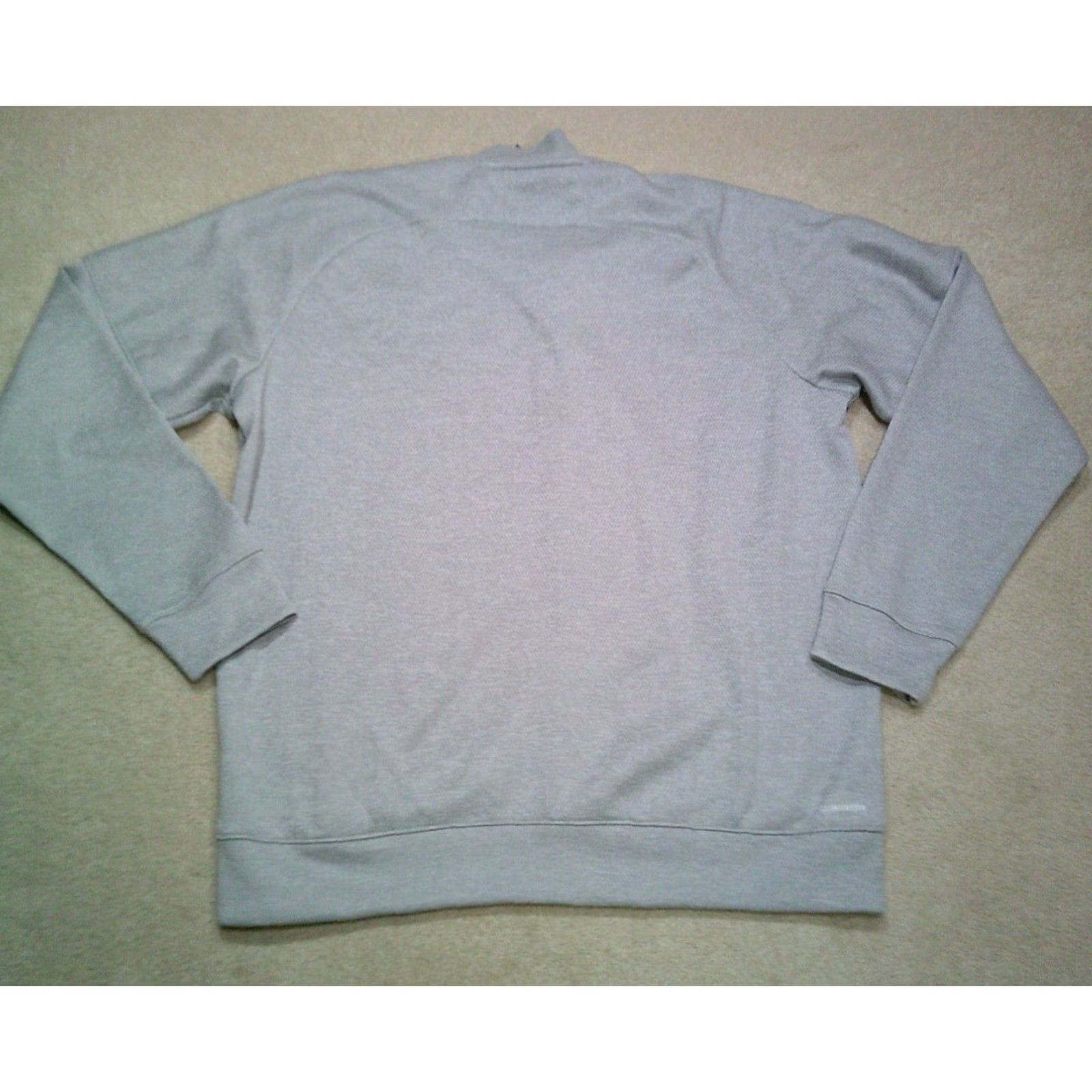 Adidas Adidas Track Jacket Mens XL Gray Band Collar Full Zip Pockets Sports Athleisure Logo Jacket Mens XL Gray Band Collar Size US XL / EU 56 / 4 - 2 Thumbnail