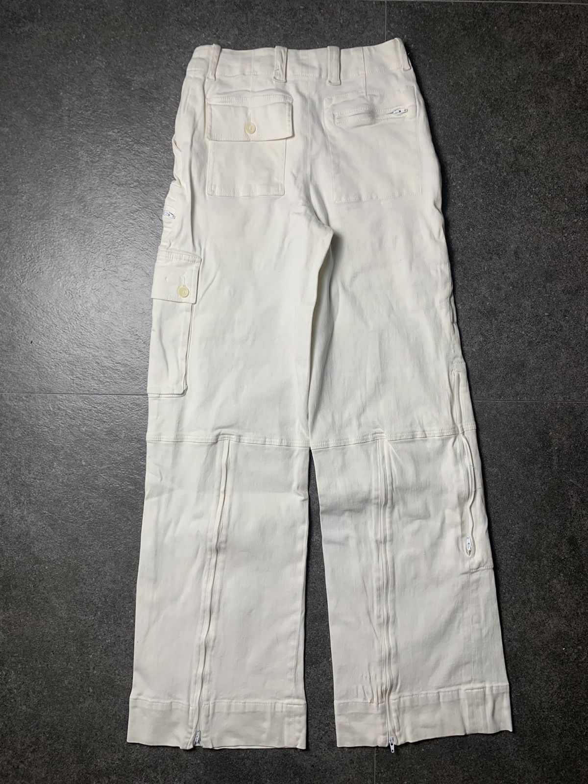 Dolce & Gabbana 2000s Dolce Gabbana Multipocket Flared Cargo Pants Size 26" / US 2 / IT 38 - 10 Thumbnail