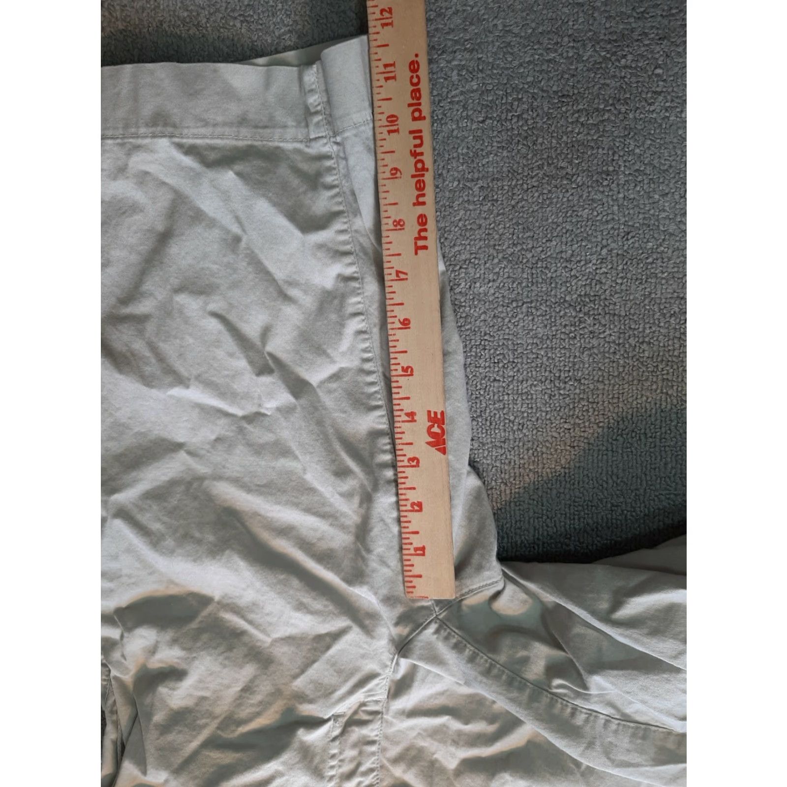 Mossimo Mossimo Womens Shorts Size 4 Stretch Casual Beige Regular Front Pockets Zip Boyfriend Cotton Blend Vintage No Size 27" / US 4 / IT 40 - 4 Thumbnail