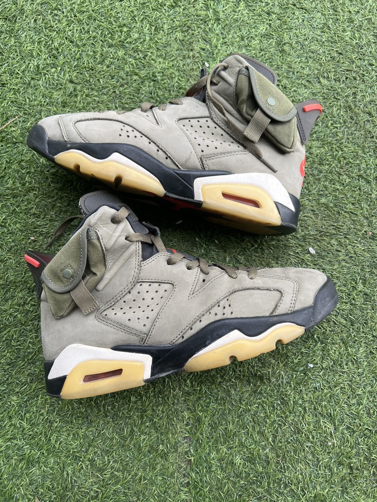 Jordan Brand × Travis Scott 🌵Travis Scott x Air Jordan 6 Olive CN1084-100 Size US 9 / EU 42 - 2 Thumbnail