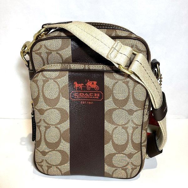 Coach Coach Coach Heritage Signature Shoulder Bag 11359 Canvas Crossbody Bag 11359 in Good Condition Size ONE SIZE - 1 Thumbnail