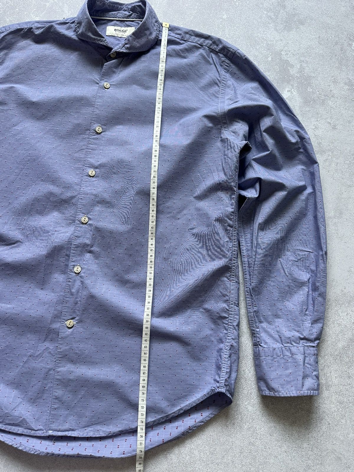 Boggi BOGGI MILANO Blue Check Long Sleeve Button Down Shirt XL Size US XL / EU 56 / 4 - 5 Thumbnail