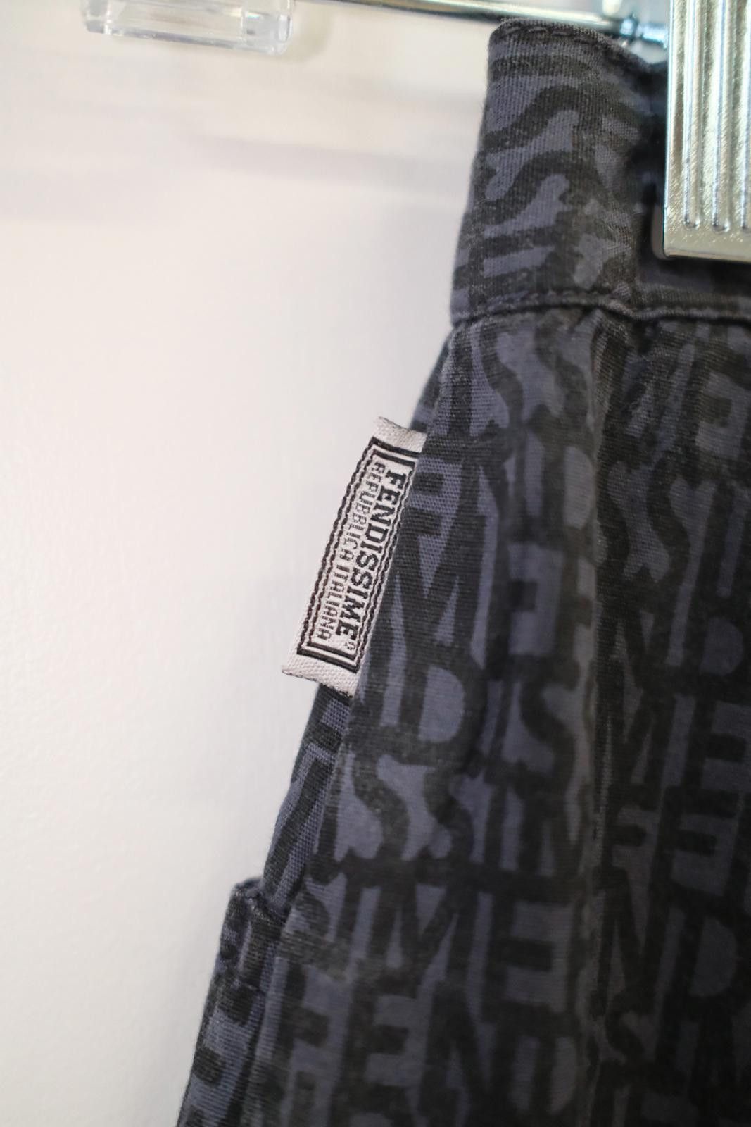 Designer 90's Fendissime Monogram Straight-Leg-Pant Size 28" / US 6 / IT 42 - 5 Thumbnail
