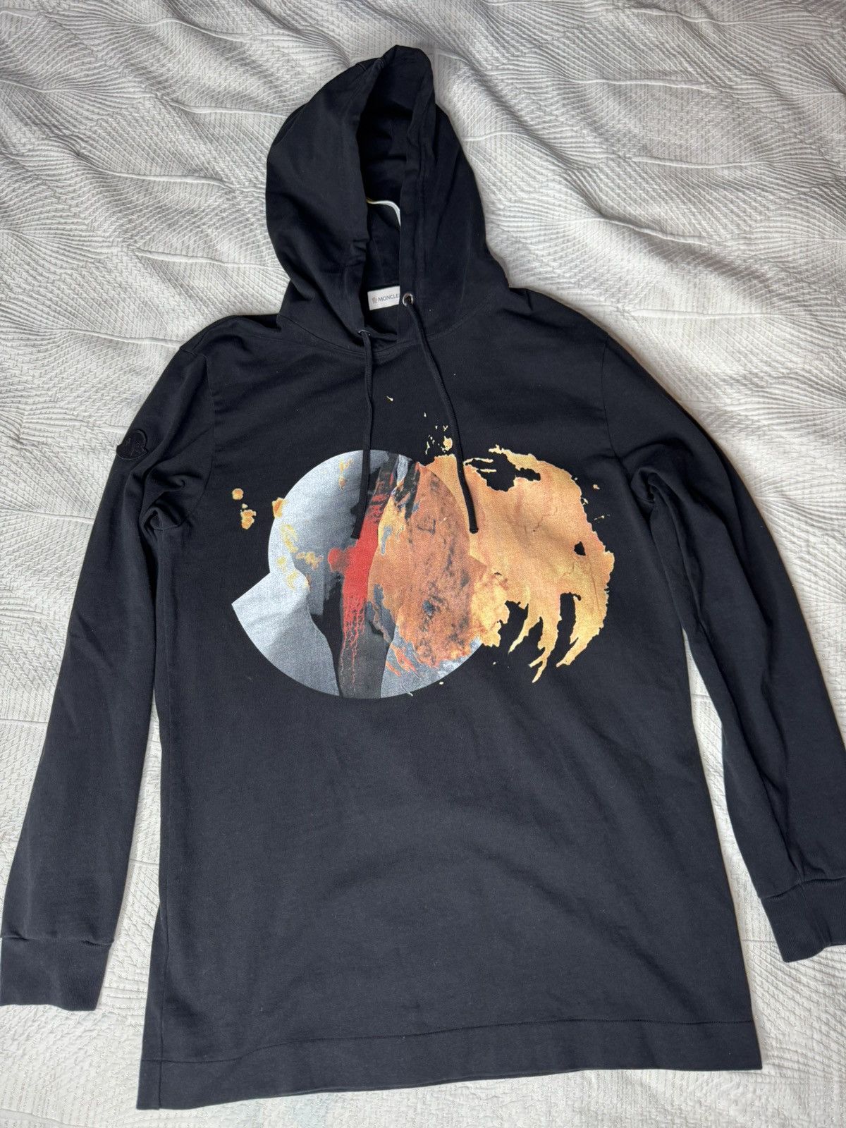 1017 ALYX 9SM × Moncler Moncler x 1017 ALYX 9SM Graphic Hoodie “Black” Size US M / EU 48-50 / 2 - 1 Thumbnail