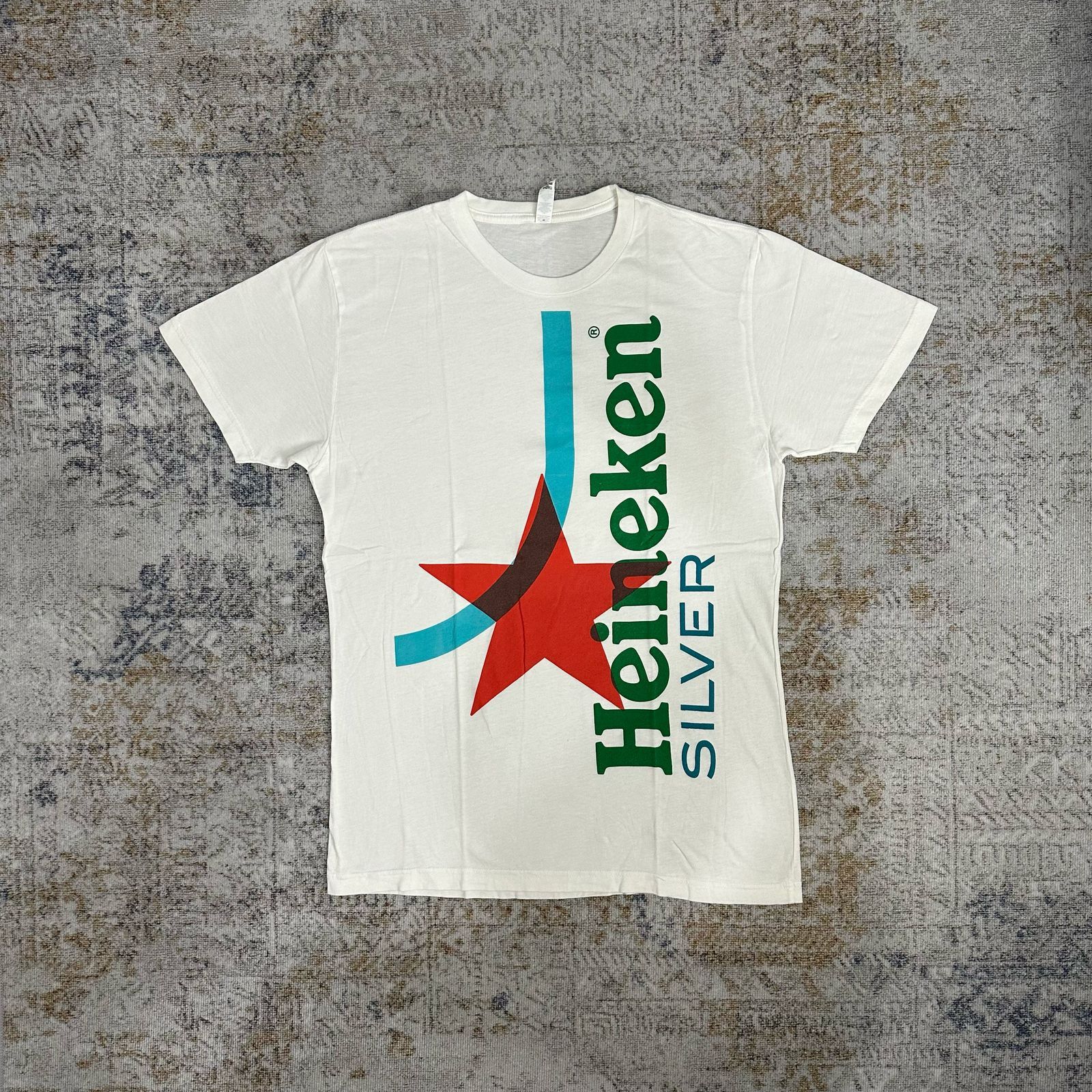 Heineken × Vintage Vintage 90s Heineken Beer Big Logo T-shirt 