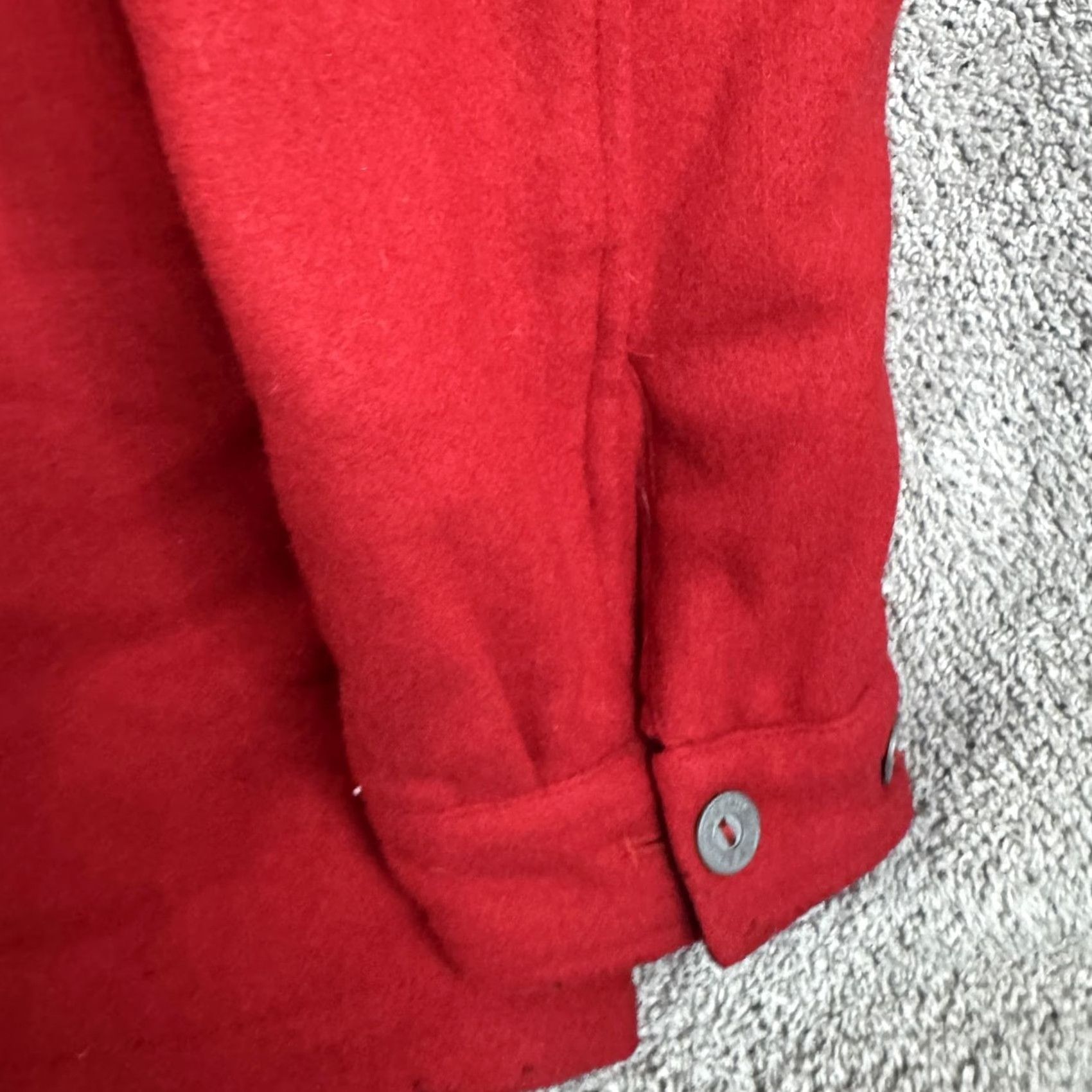 Marlboro Marlboro Jacket Mens 2XL Reversible Wool Full Zip Overcoat Outdoor Red Black Mid-Length Casual Workwear Mens Size US XXL / EU 58 / 5 - 4 Thumbnail