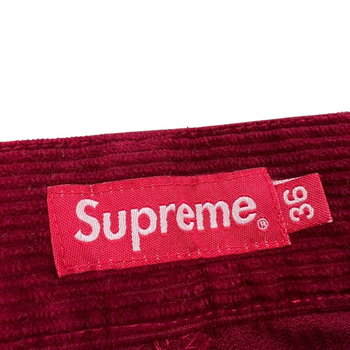 Supreme Supreme Dark Red Corduroy Trousers Size US 36 / EU 52 - 4 Thumbnail