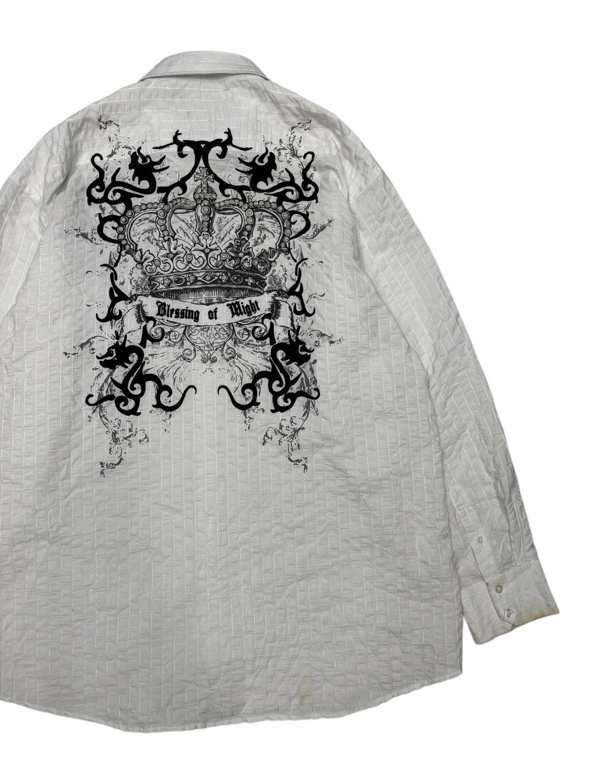 Hysteric Glamour 🔥PREMIUM CULTURE TRIBAL CROWN OVERSIZED BUTTON SHIRT Size US XXL / EU 58 / 5 - 3 Thumbnail