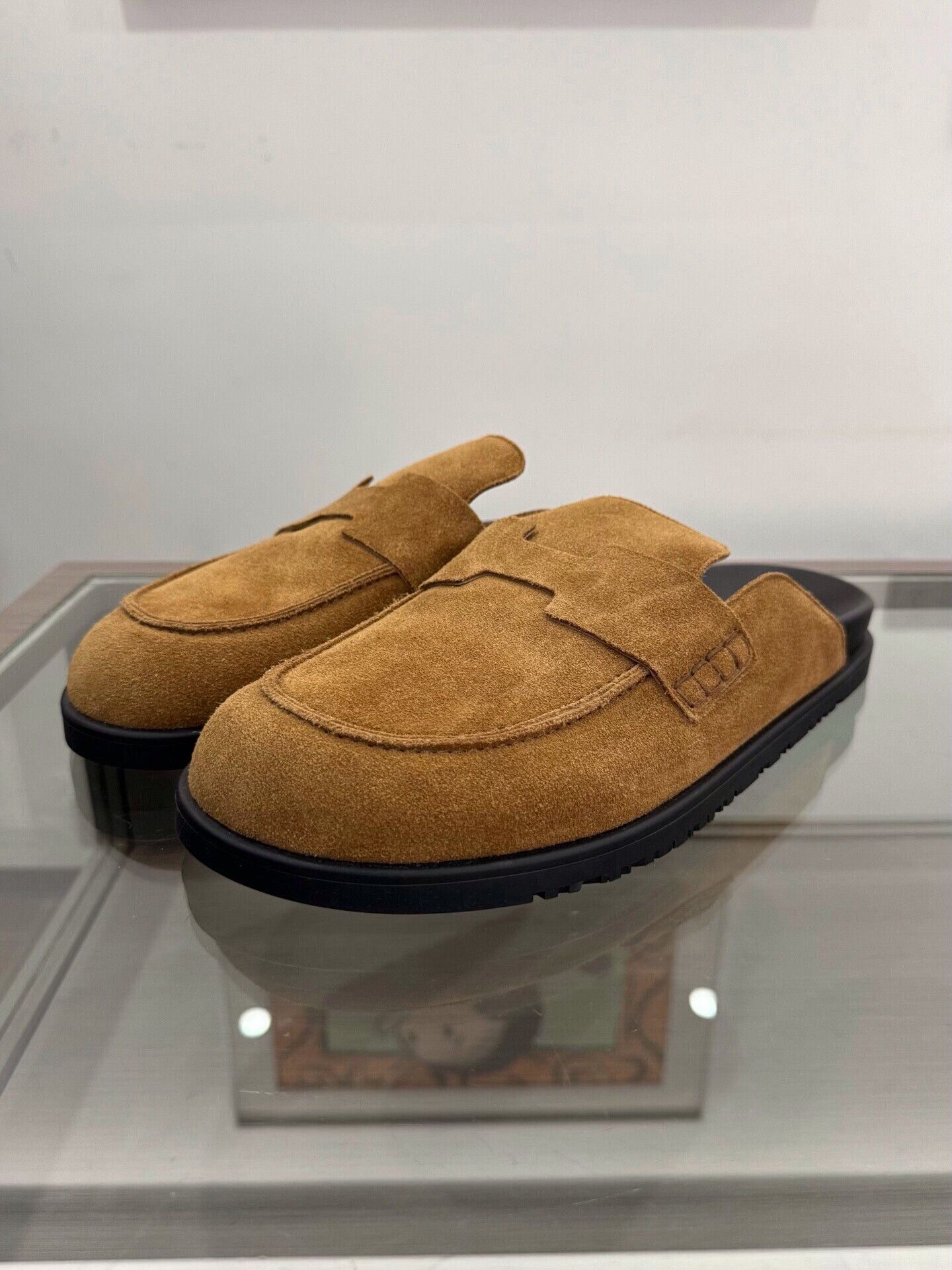Hermes Men's Go H Logo Mules