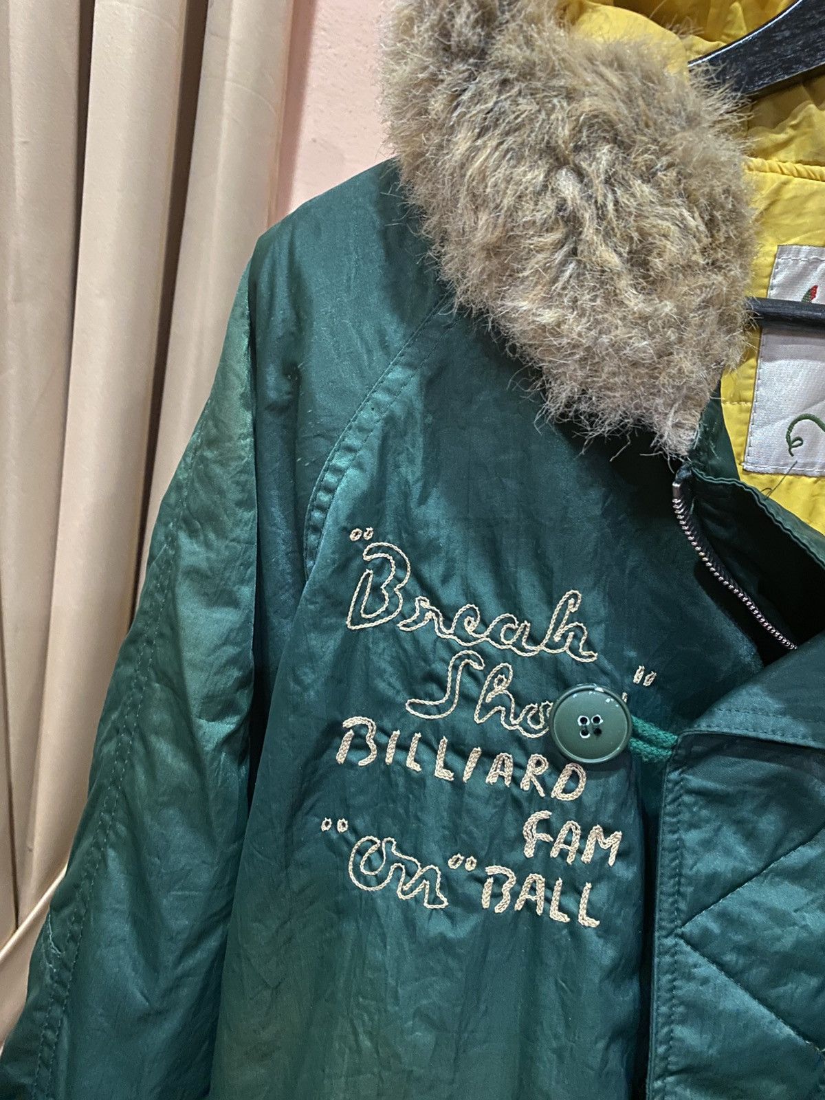 Chevignon Vintage Chevignon Paris Billiard Green Nylon Bomber Jacket Size US M / EU 48-50 / 2 - 6 Thumbnail