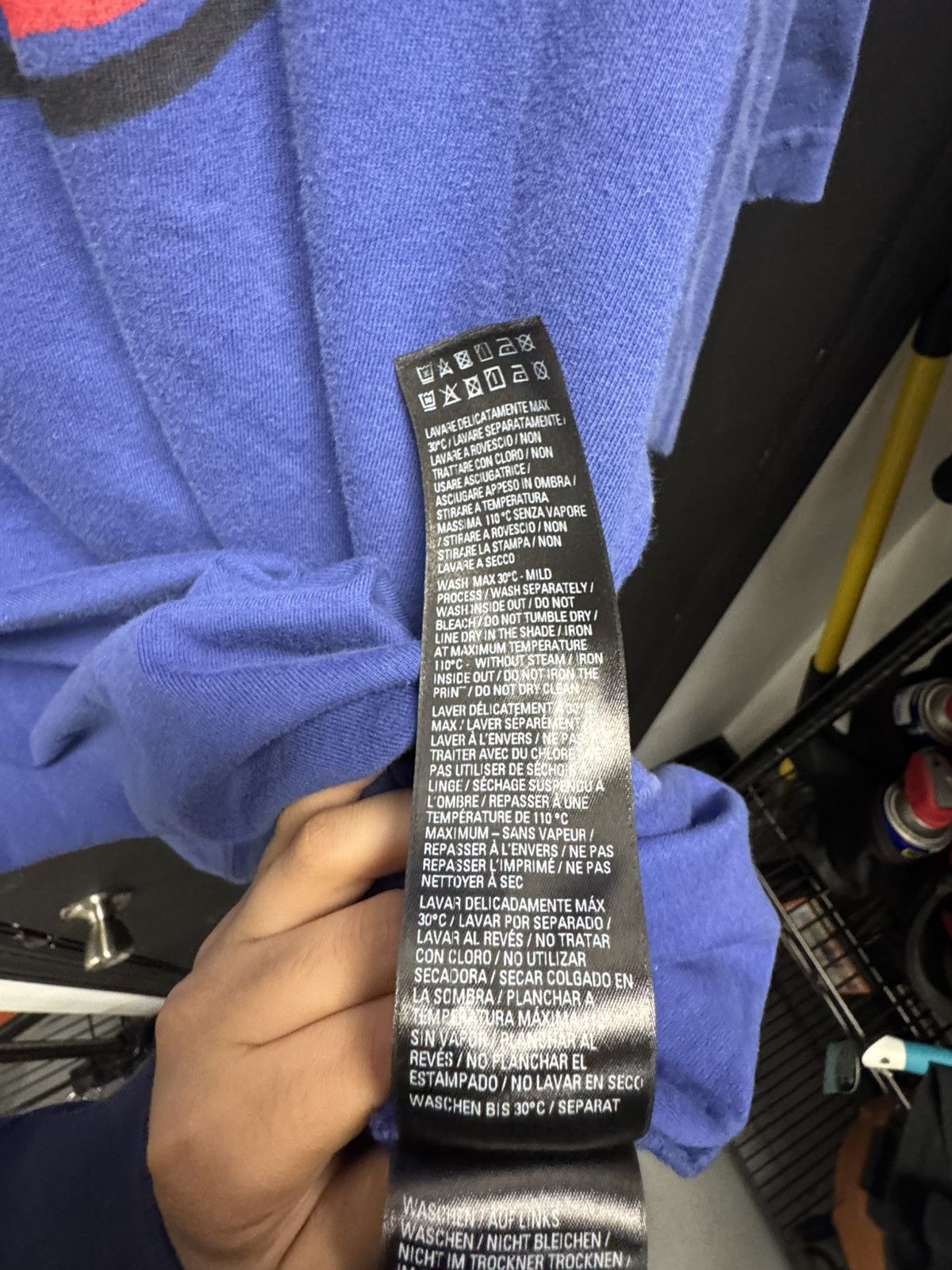Balenciaga Balenciaga Hand Drawn Political Campaign Tee Blue Size US S / EU 44-46 / 1 - 8 Thumbnail