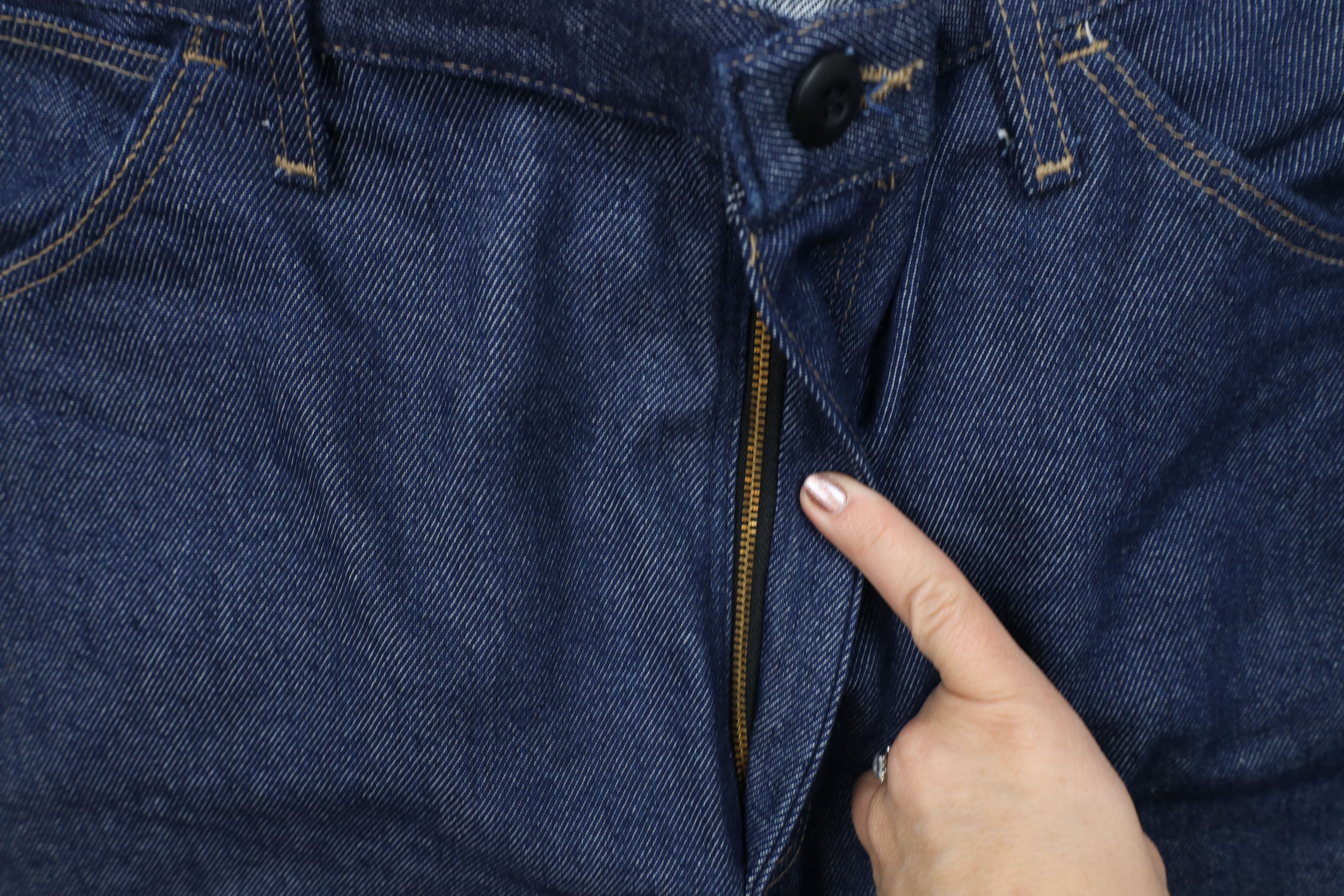 Vintage Vintage Bulwark FR Fire Flame Resistant Wide Leg Denim Jeans Size US 34 / EU 50 - 5 Thumbnail