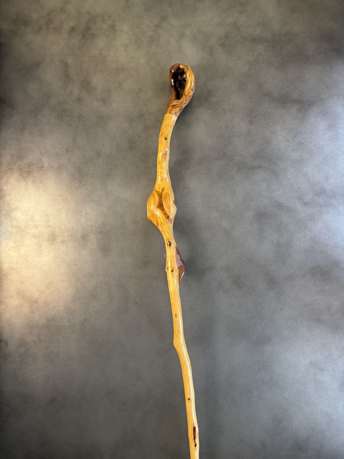 Vintage × Wood Wood Vintage Driftwood Walking Stick Stick Nation Cane Artisan Size ONE SIZE - 4 Thumbnail