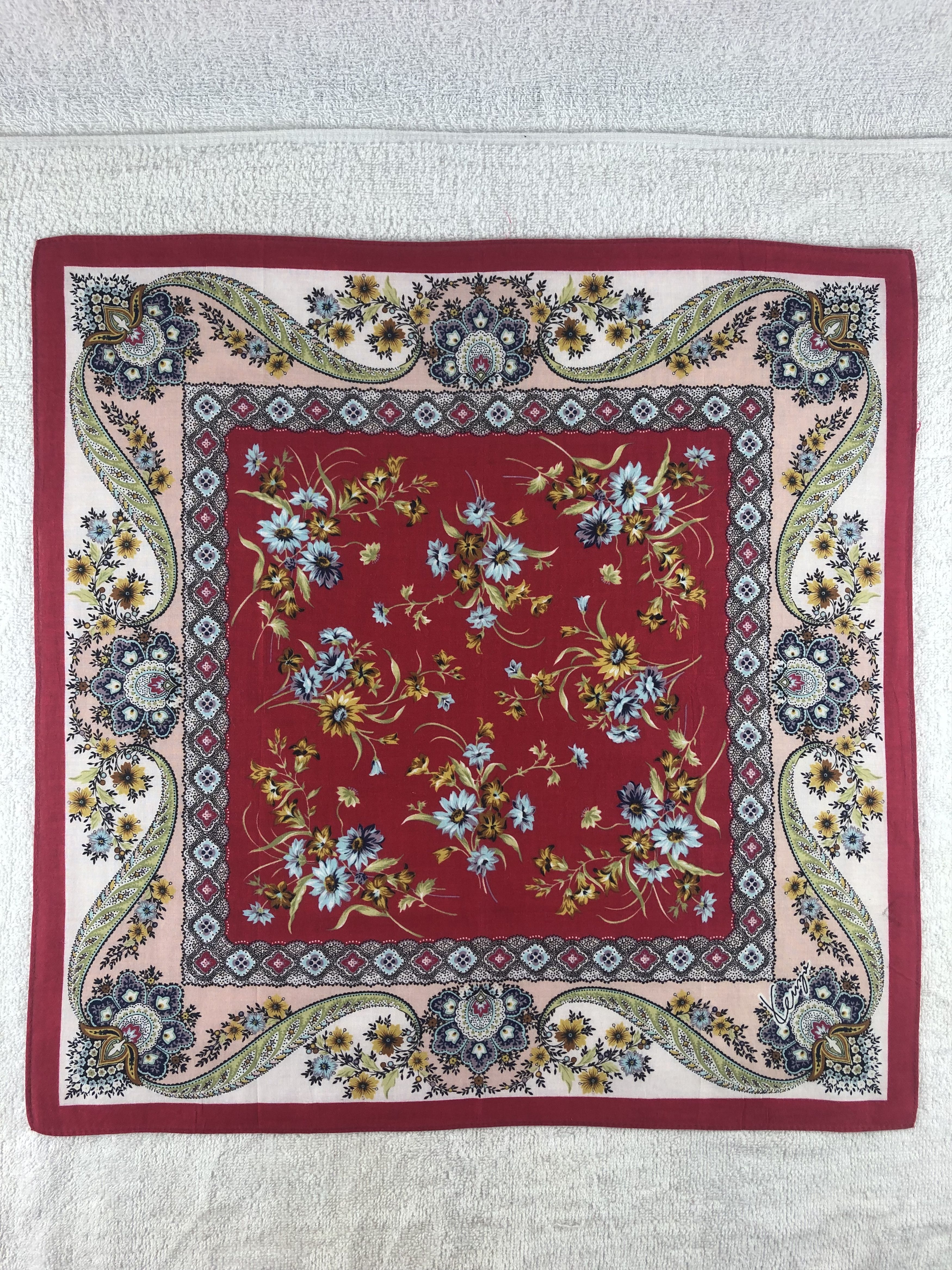Kenzo Kenzo Paislee Handkerchief / Bandana / Neckerchief Size ONE SIZE - 3 Thumbnail