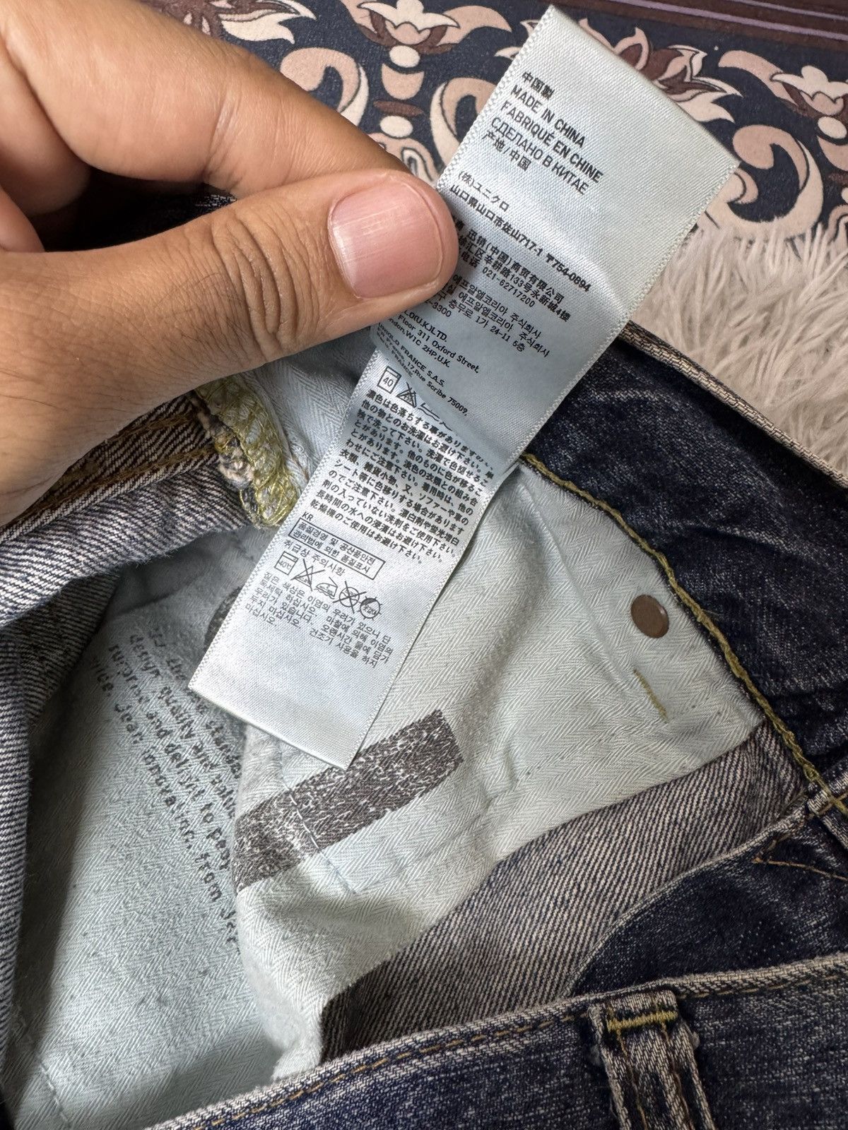 Uniqlo Uniqlo Jeans Regular Straight Fit Size US 34 / EU 50 - 4 Thumbnail