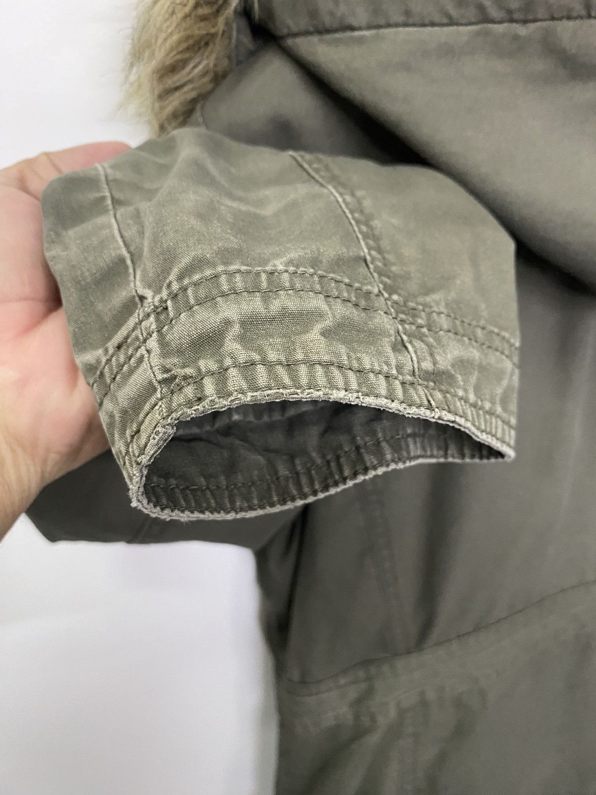 Japanese Brand Japanese Brand Clef De Sol Parka Fur Collar Jacket Size L / US 10 / IT 46 - 13 Thumbnail