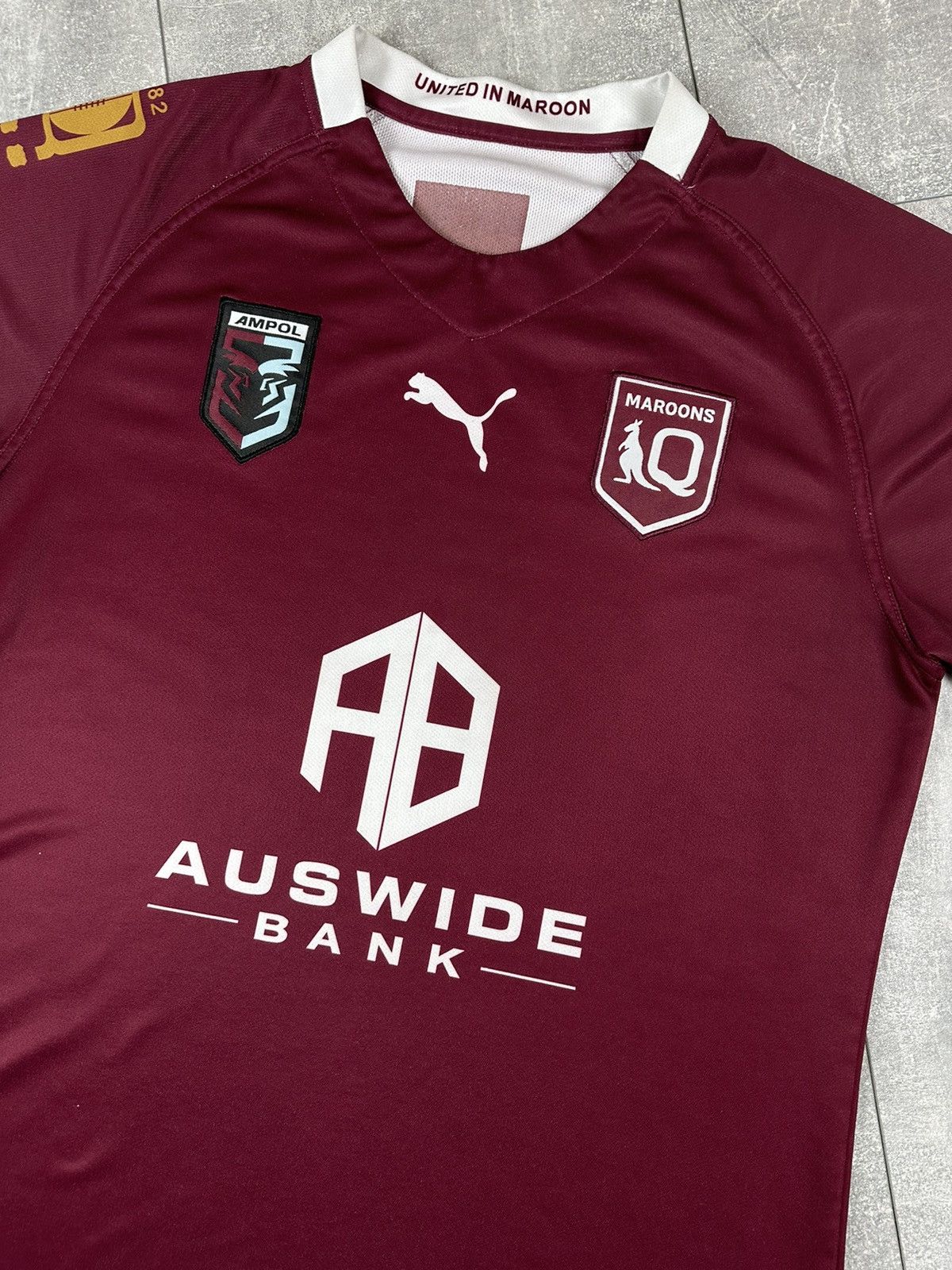 Puma Puma Queensland Maroons State Of Origin NRL Jersey Rugby Size US L / EU 52-54 / 3 - 3 Thumbnail