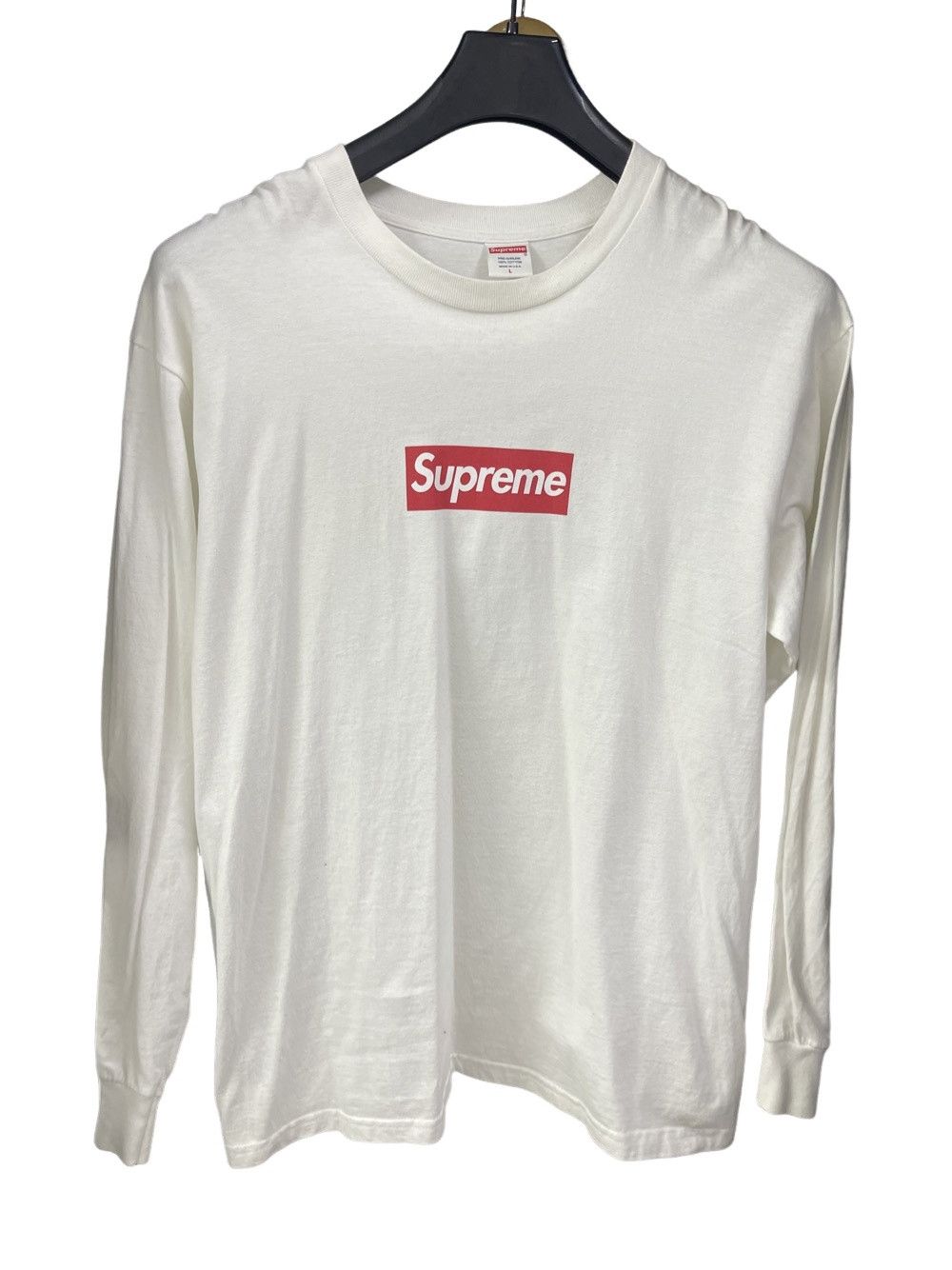 Supreme Supreme Box Logo L/S Long sleeve Tee White Size M | Grailed
