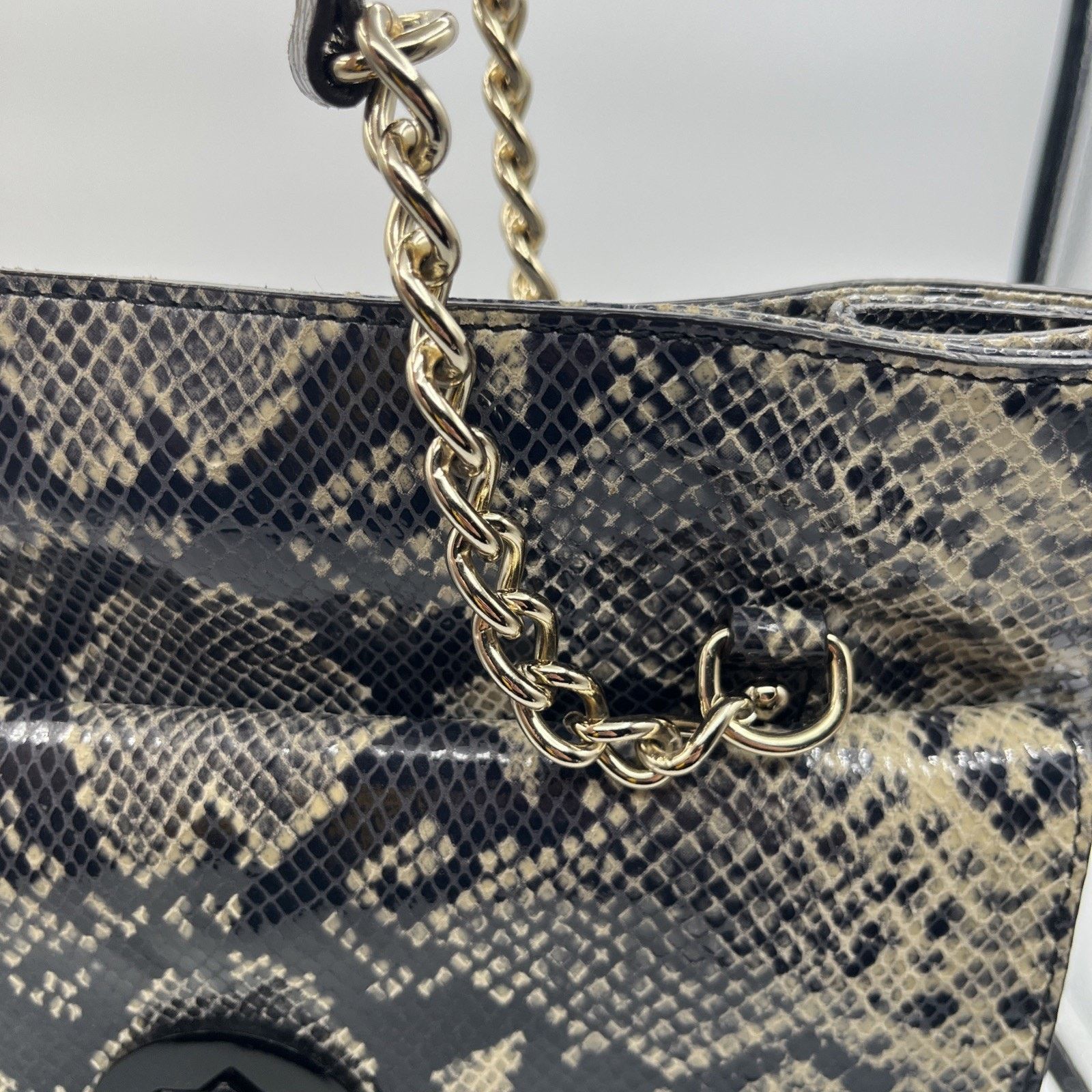 Kate Spade Kate Spade Grey Beige Snake Effect Leather South Kensington Size ONE SIZE - 15 Thumbnail