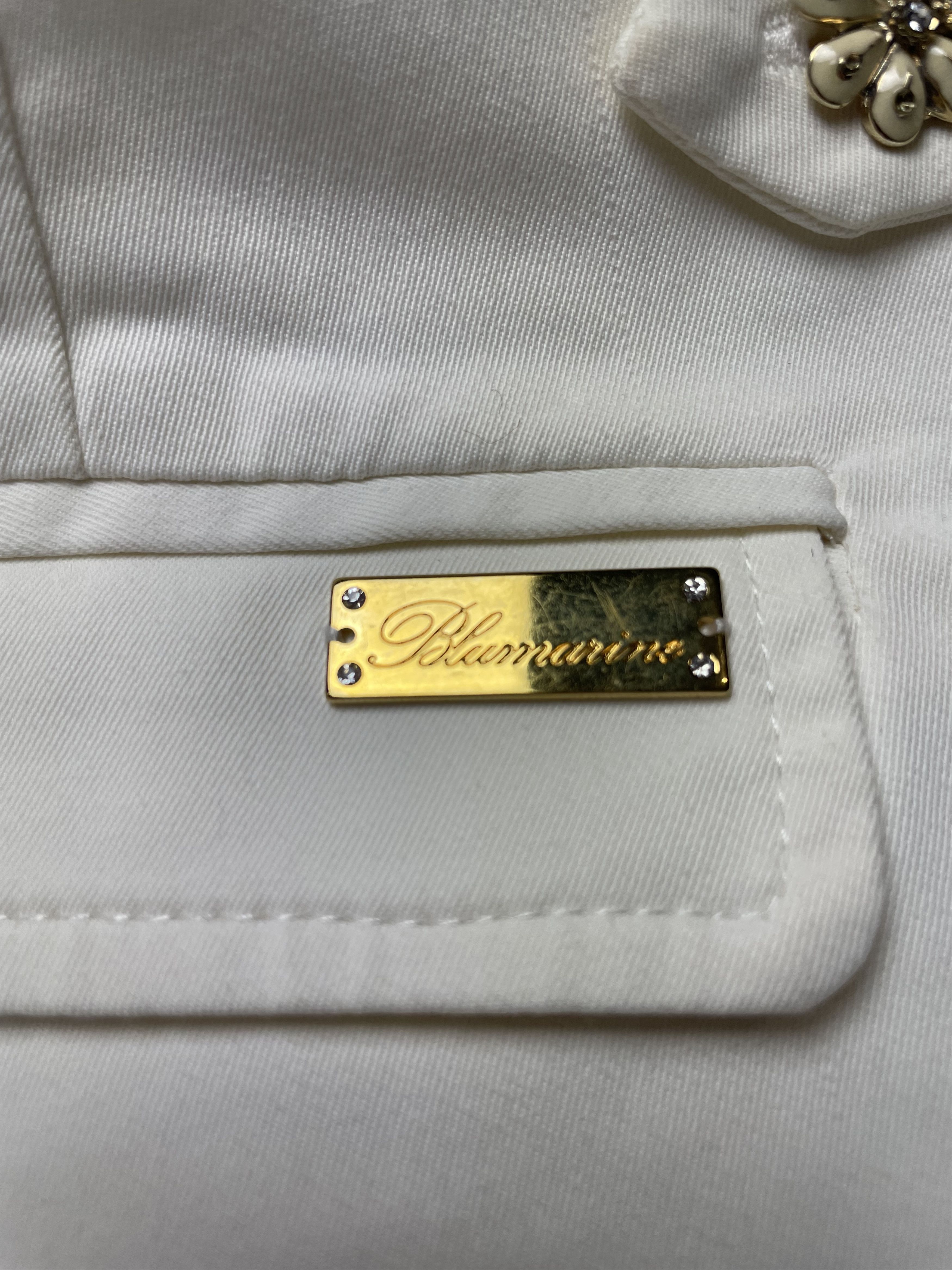 Blumarine Blumarine White Straight Pants Trousers IT 44 Size 30" / US 8 / IT 44 - 9 Thumbnail
