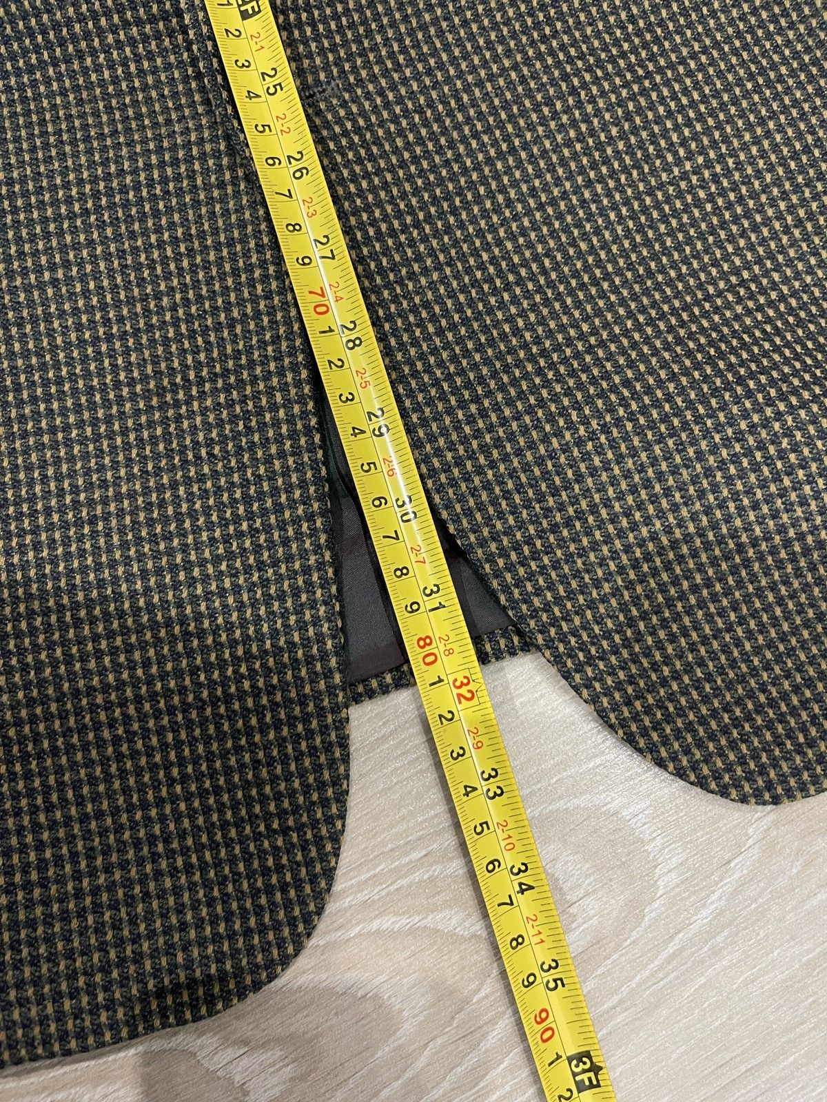 Vintage Vintage classic wool blazer jacket khaki moss 56 sport coat Size 46R - 11 Thumbnail